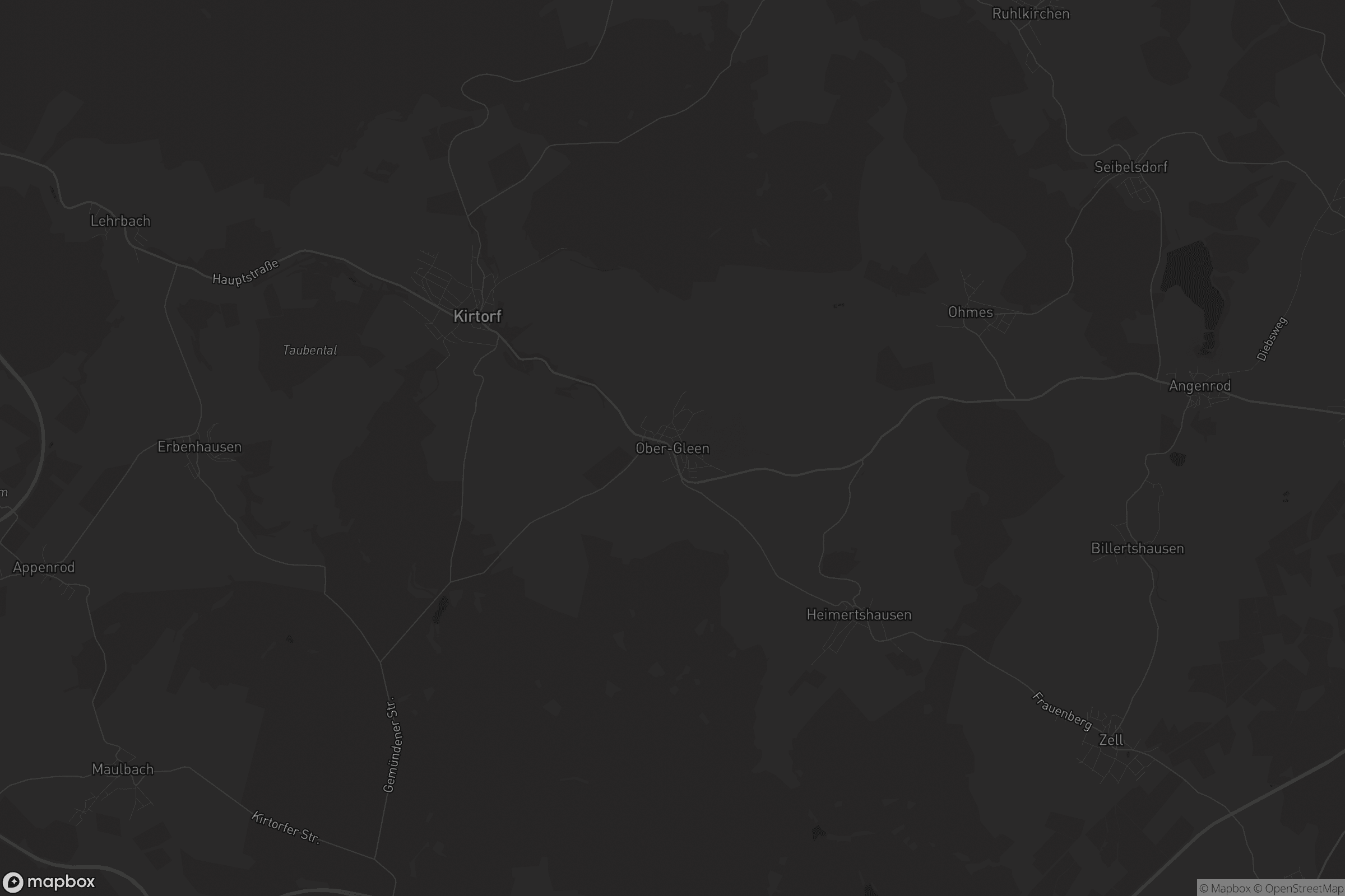 Karte von Ober-Gleen