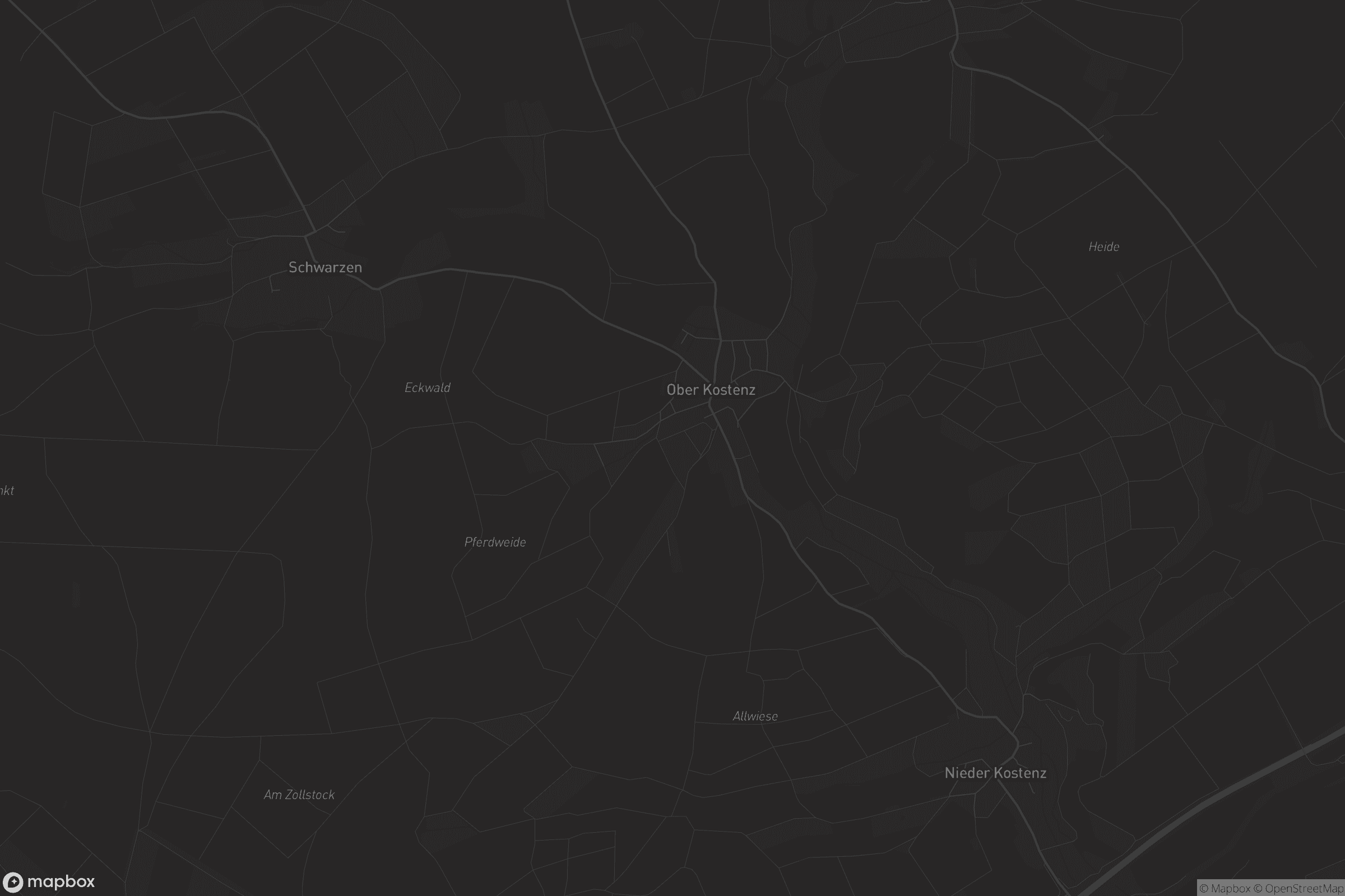 Karte von Ober Kostenz