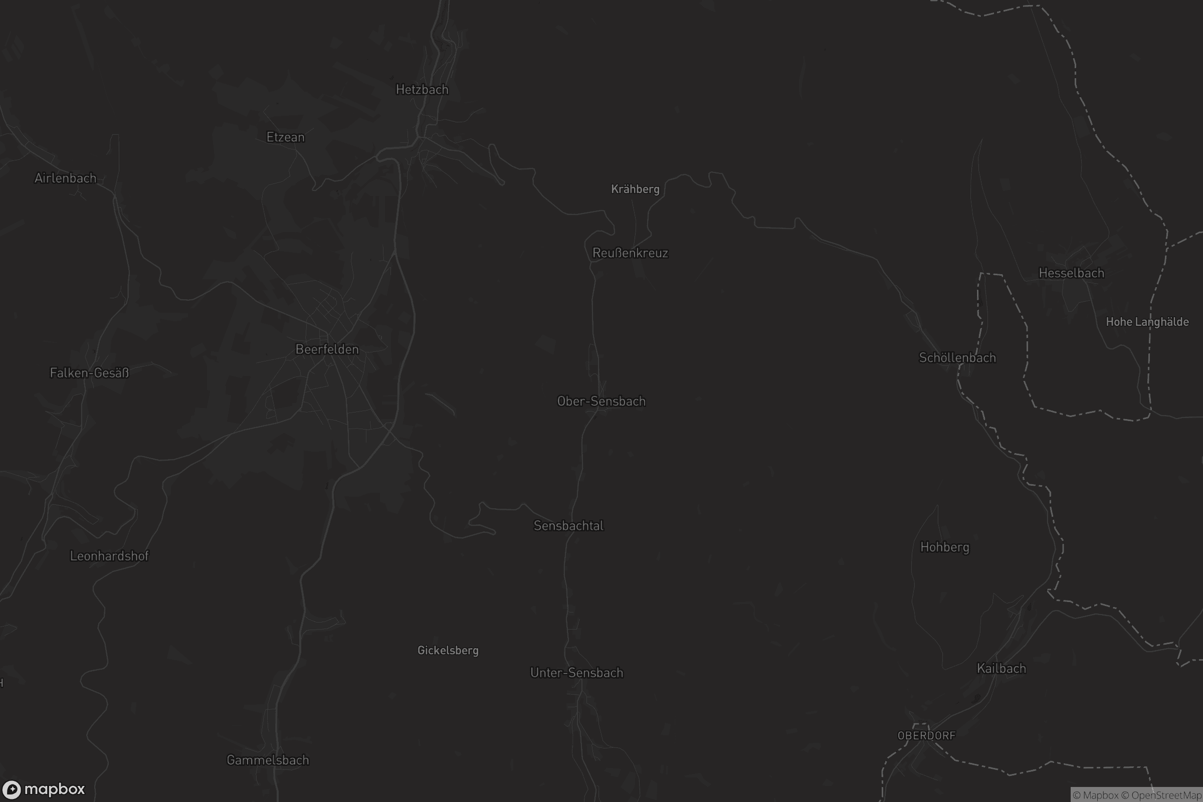 Karte von Ober-Sensbach