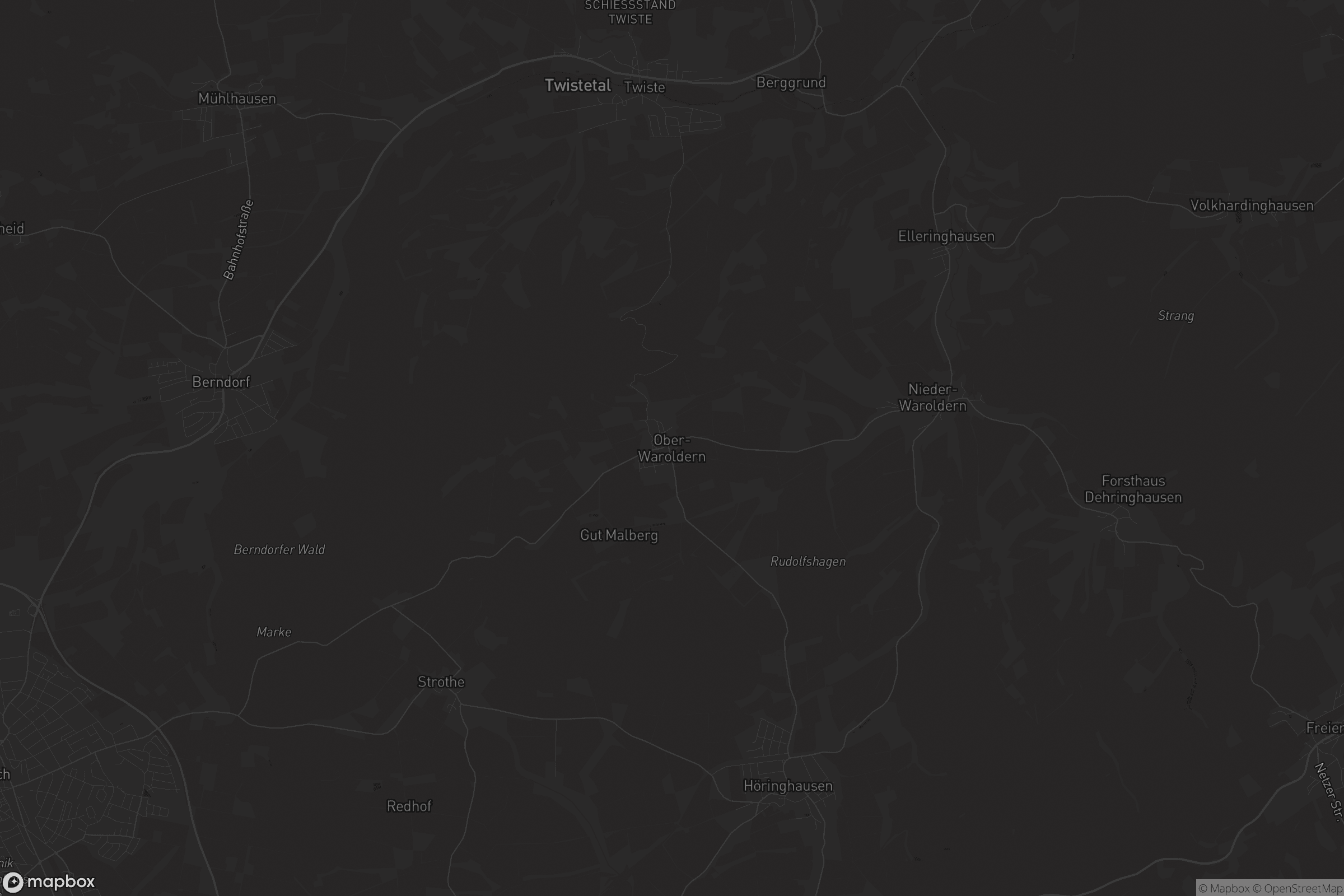 Karte von Ober-Waroldern