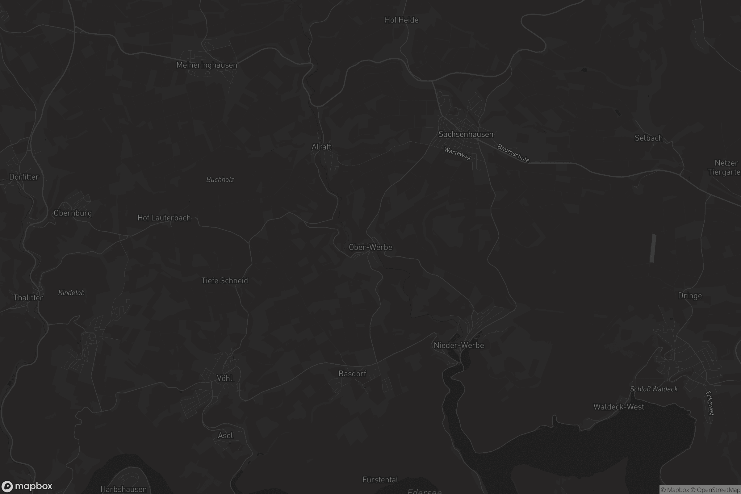 Karte von Ober-Werbe