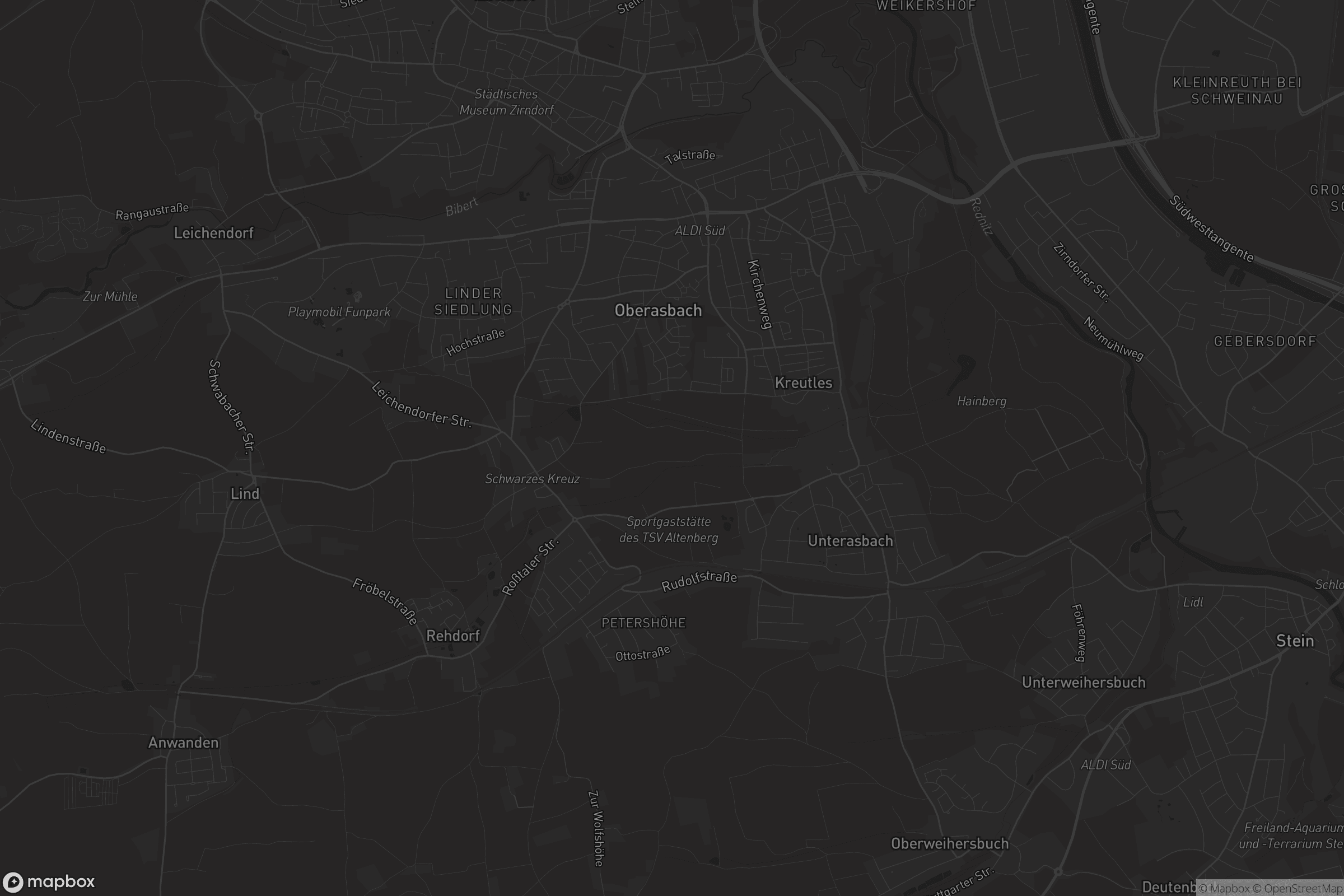 Karte von Oberasbach