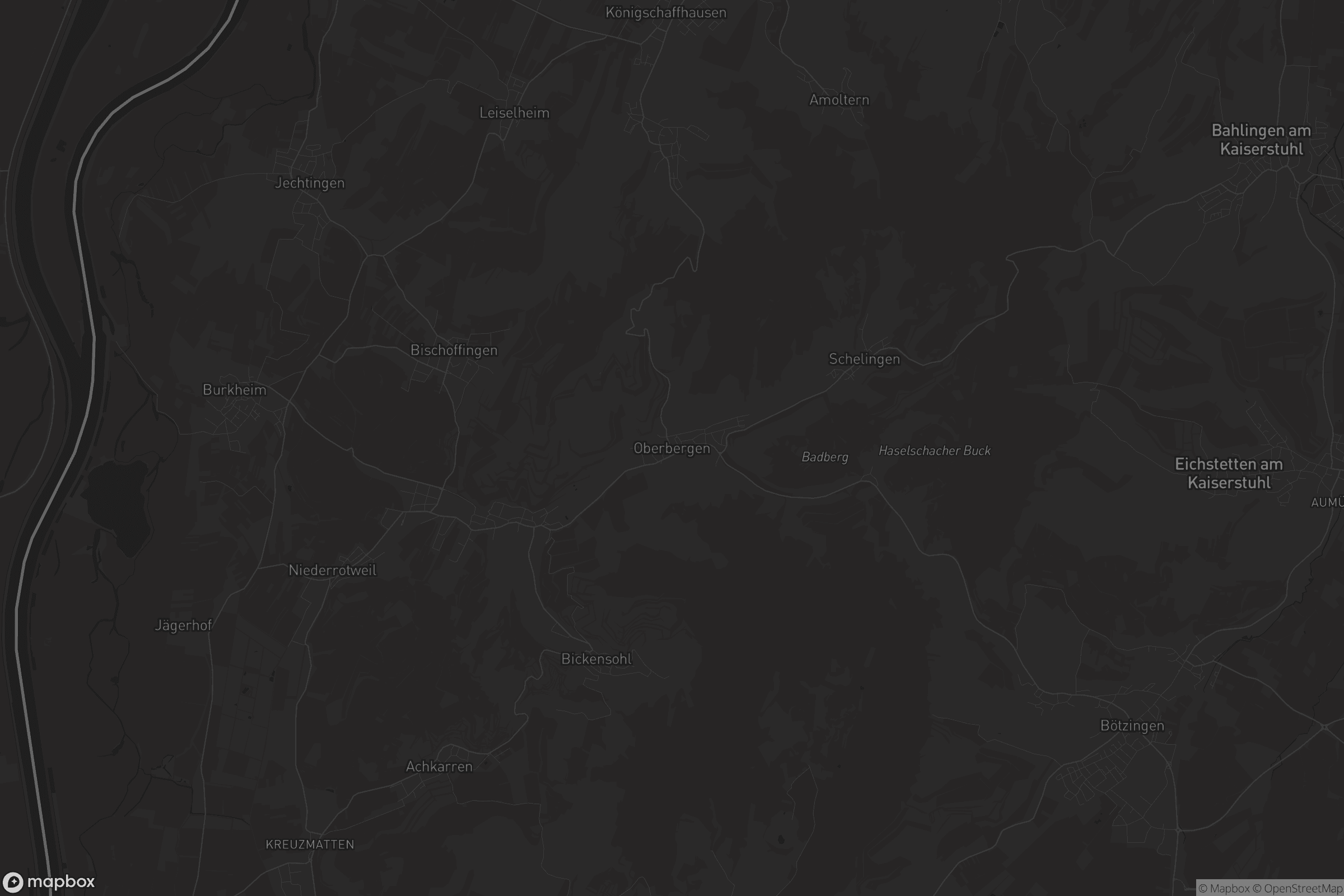 Karte von Oberbergen