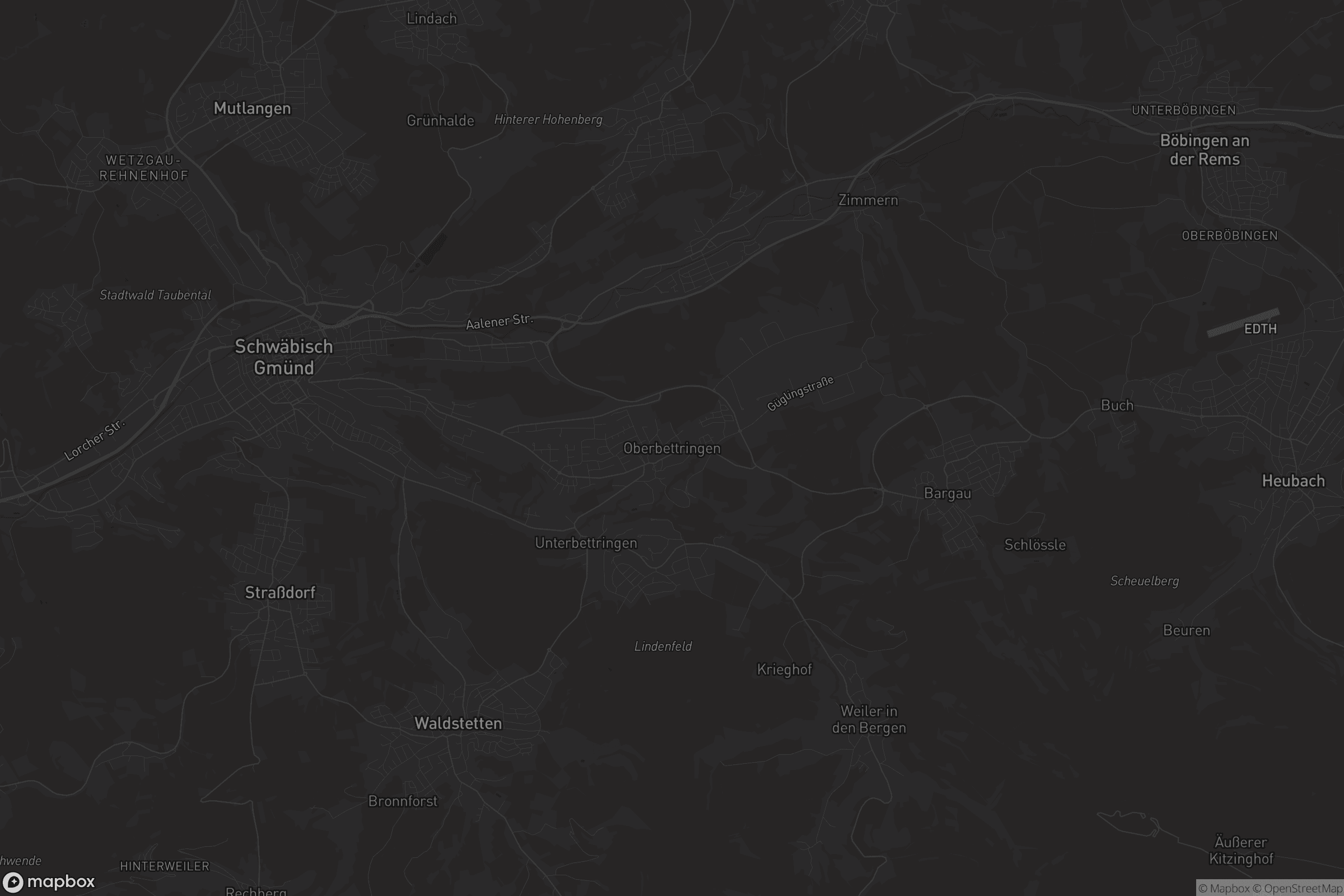 Karte von Oberbettringen