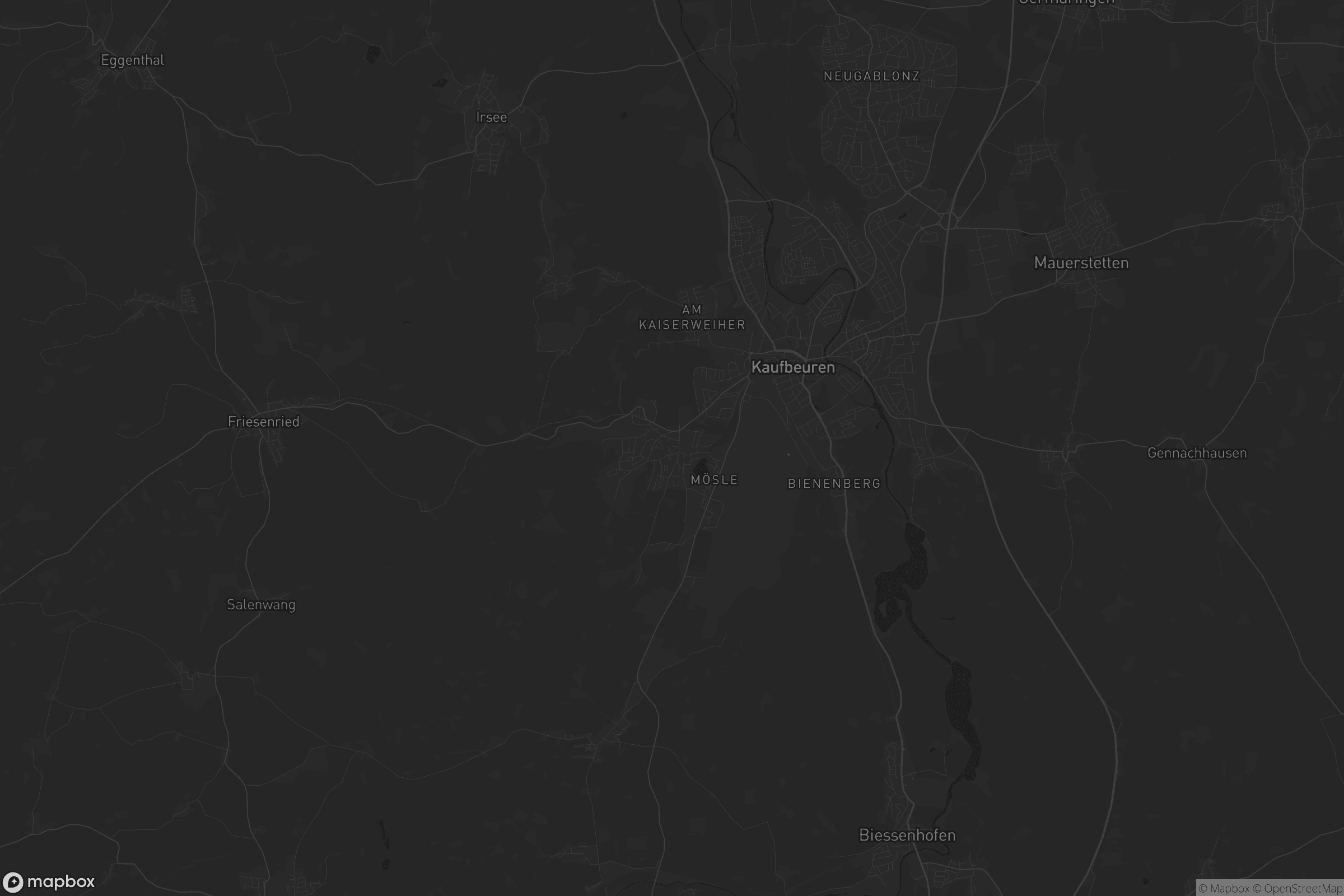 Karte von Oberbeuren