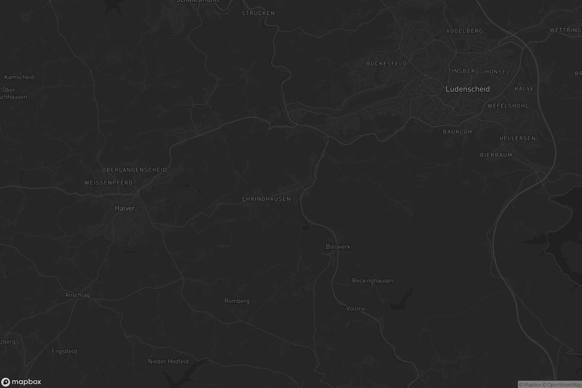 Karte von Oberbrügge