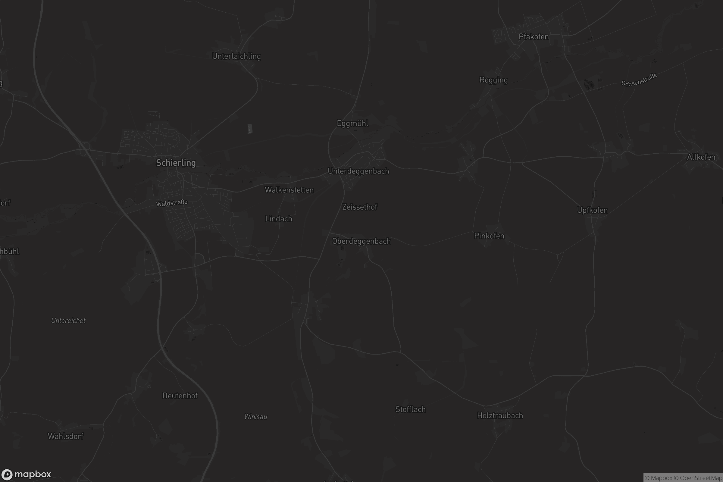 Karte von Oberdeggenbach