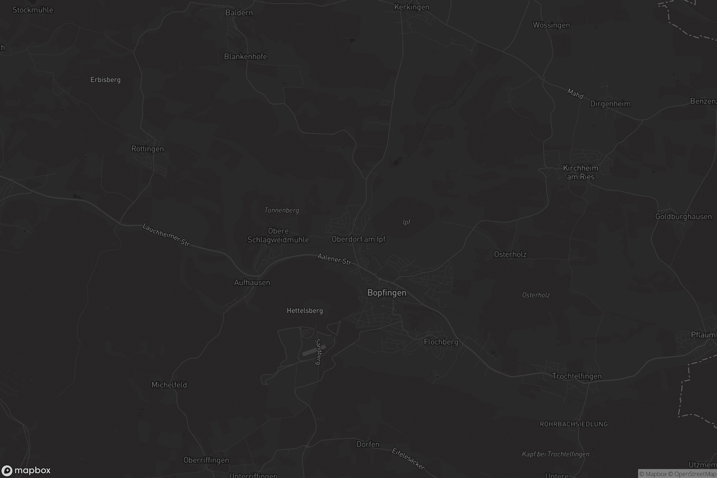 Karte von Oberdorf am Ipf