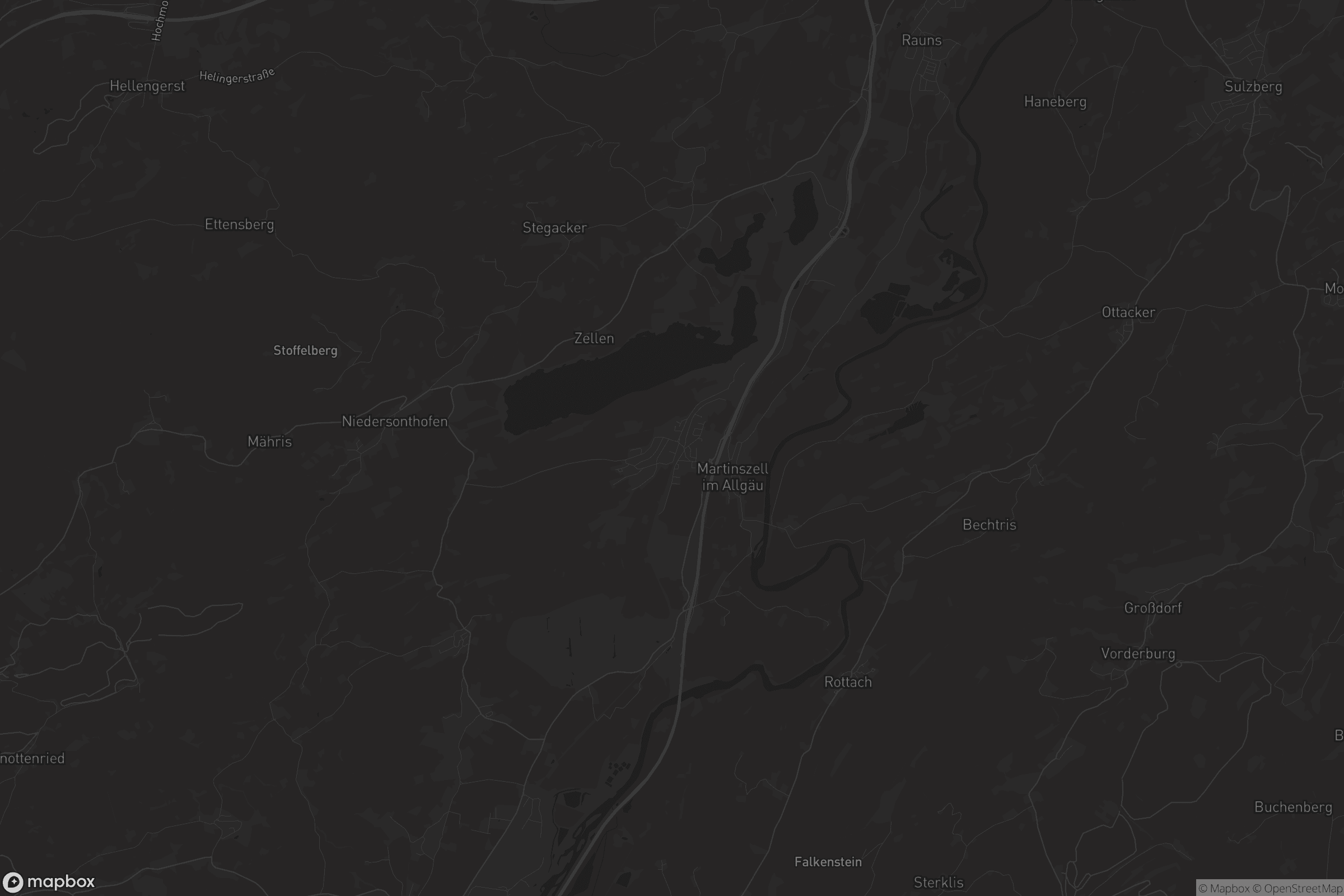 Karte von Oberdorf bei Immenstadt