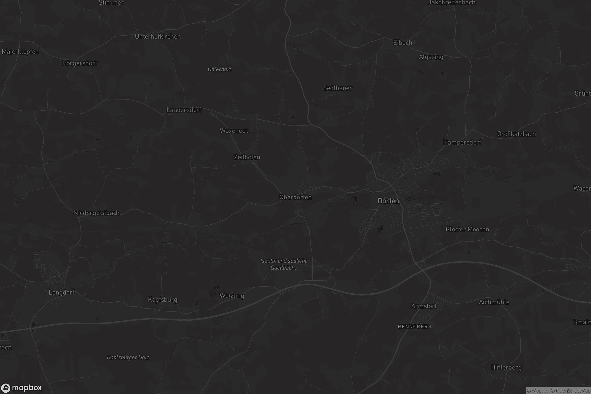 Karte von Oberdorfen