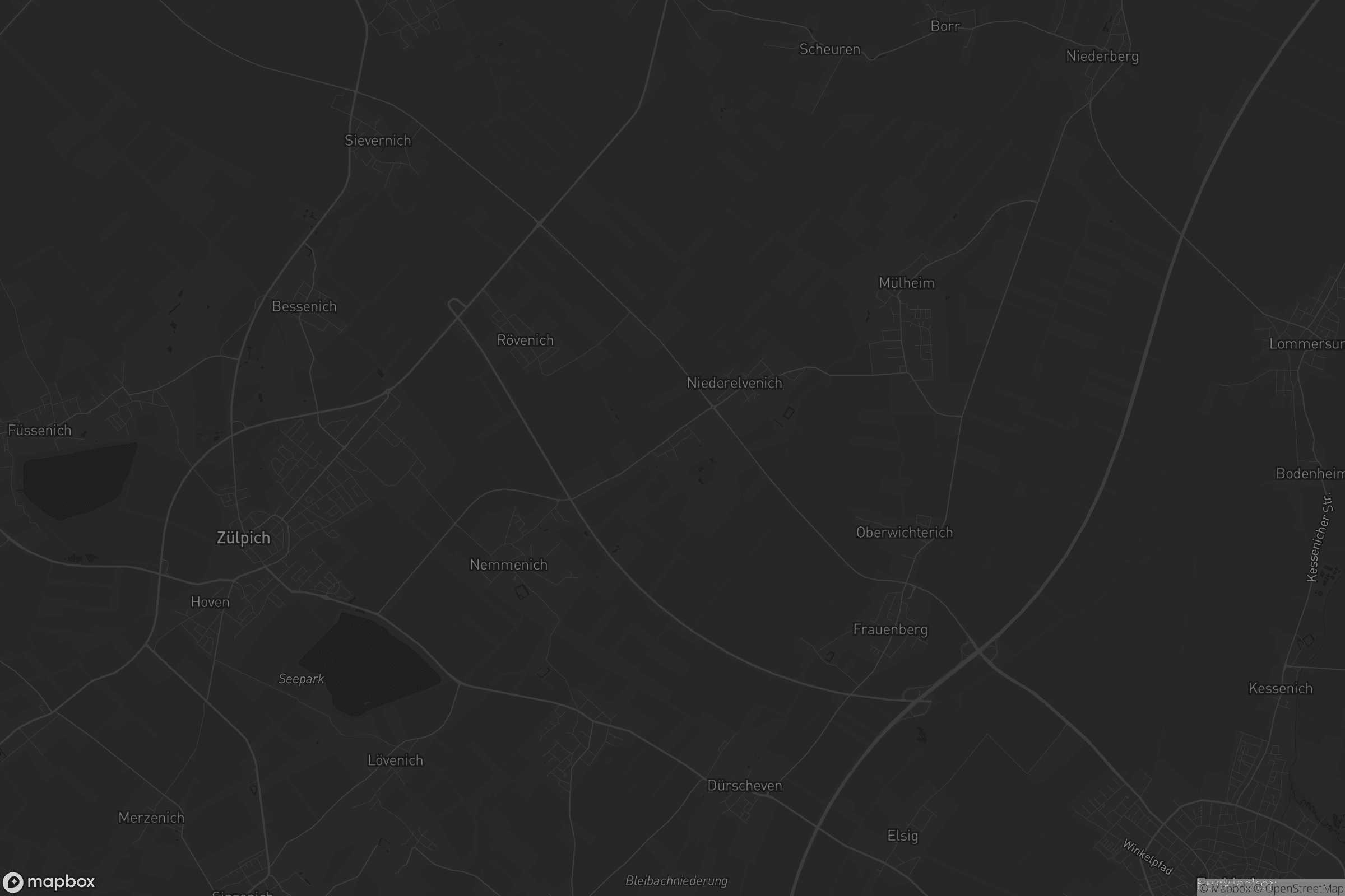 Karte von Oberelvenich