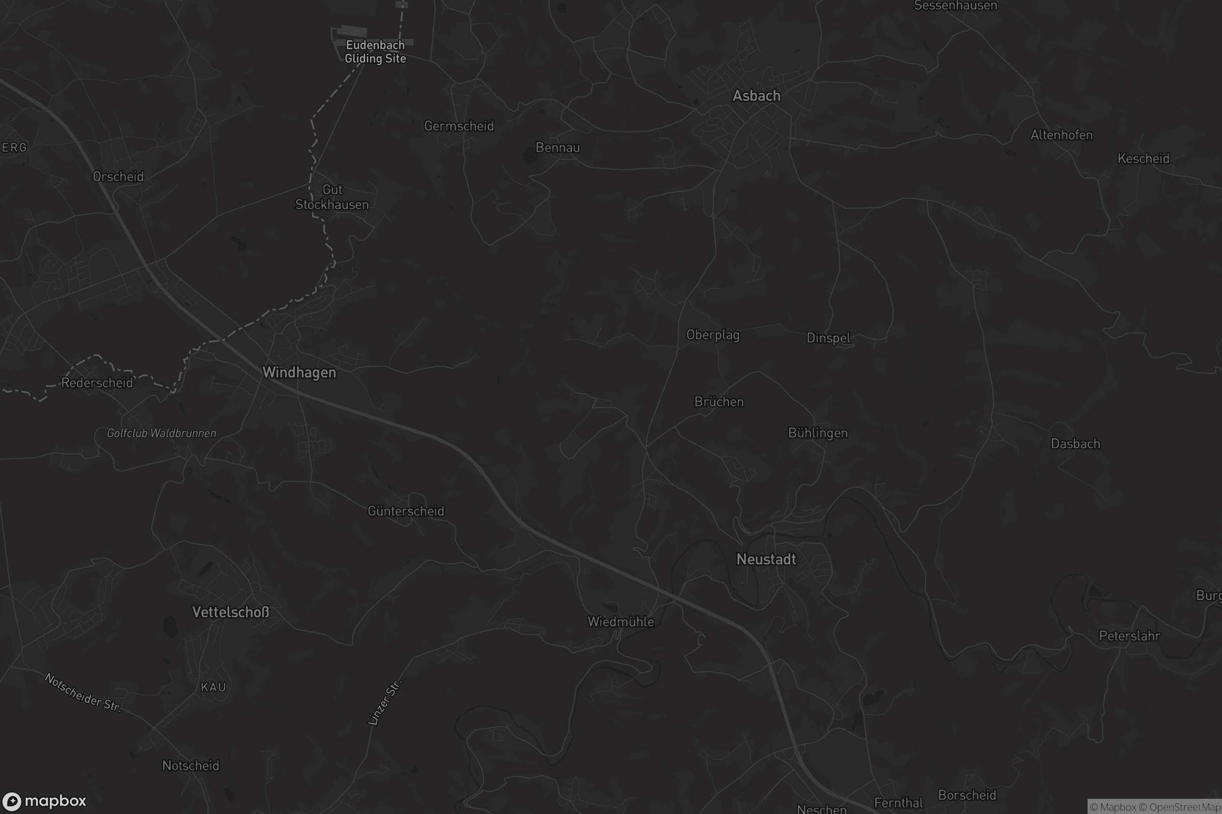 Karte von Oberetscheid