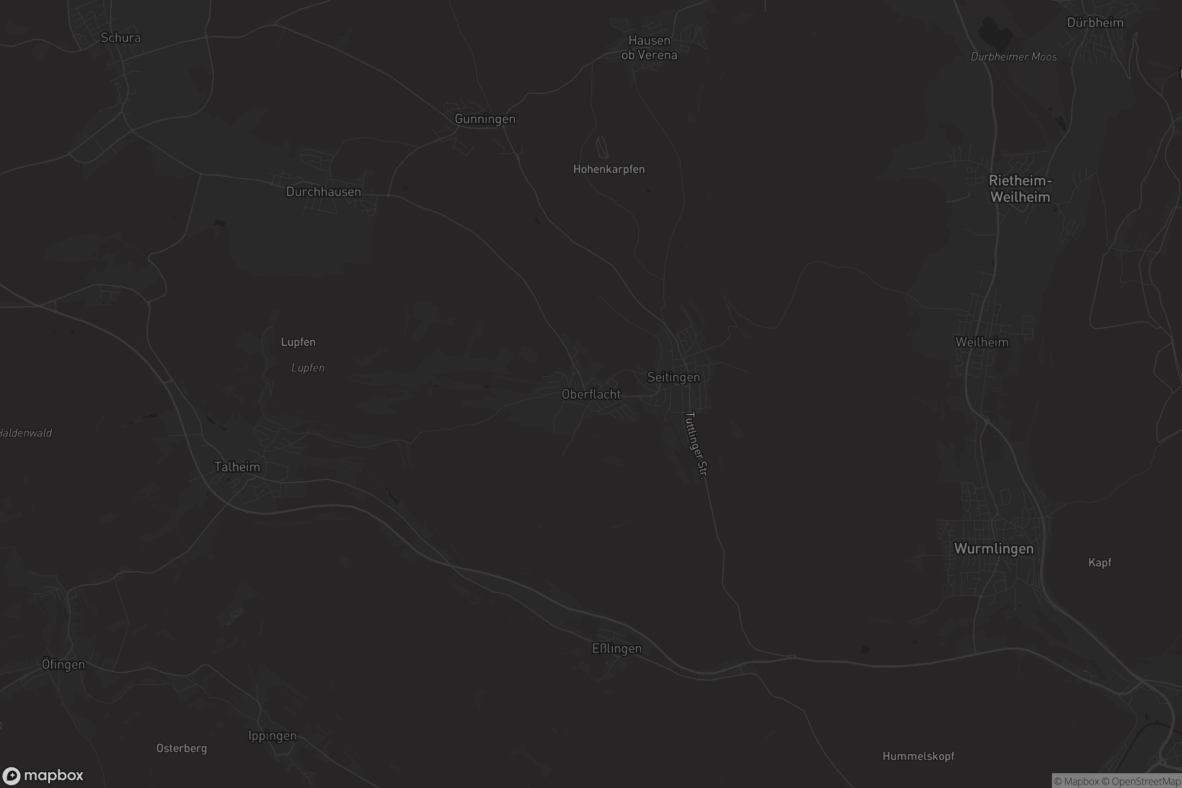 Karte von Oberflacht