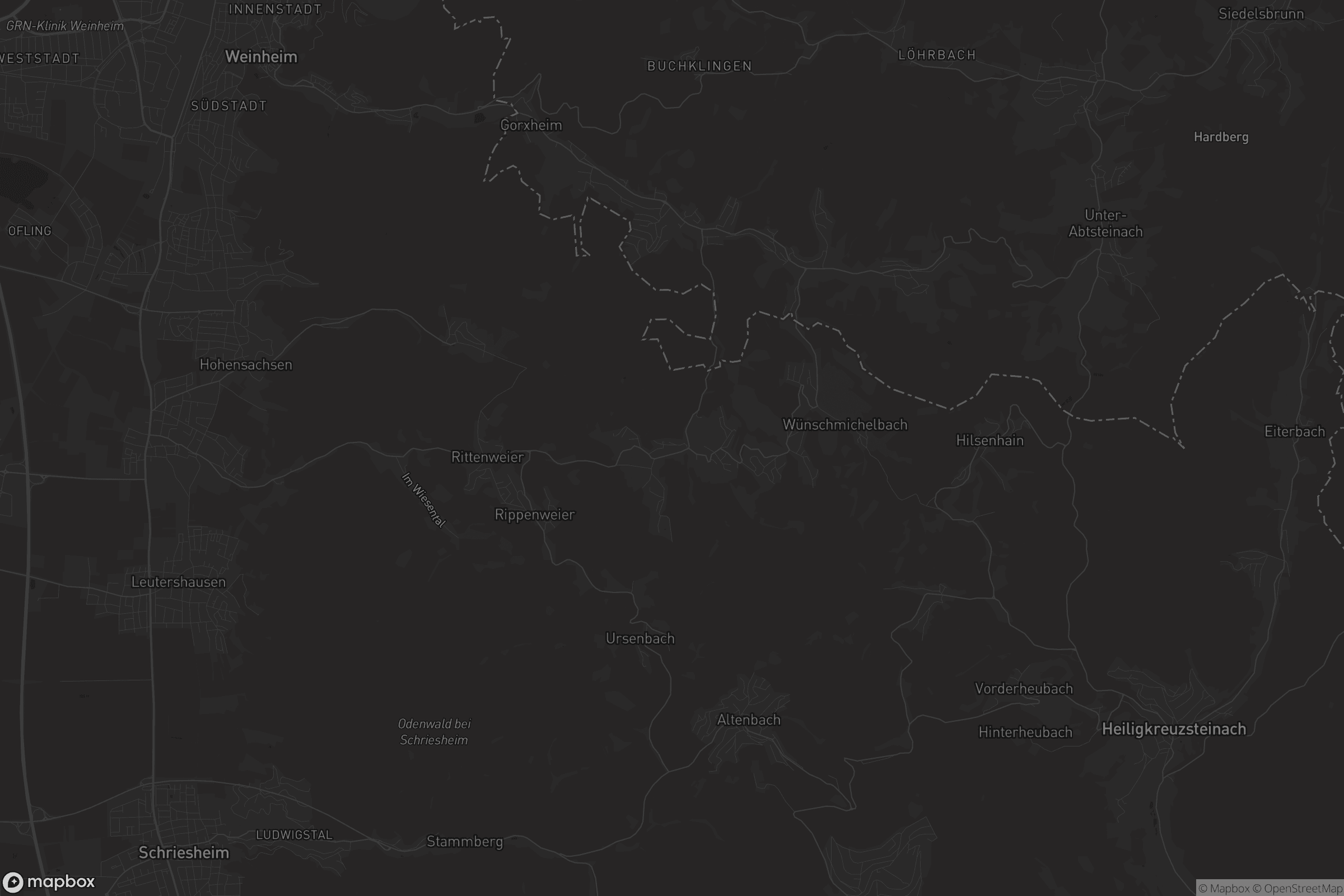 Karte von Oberflockenbach