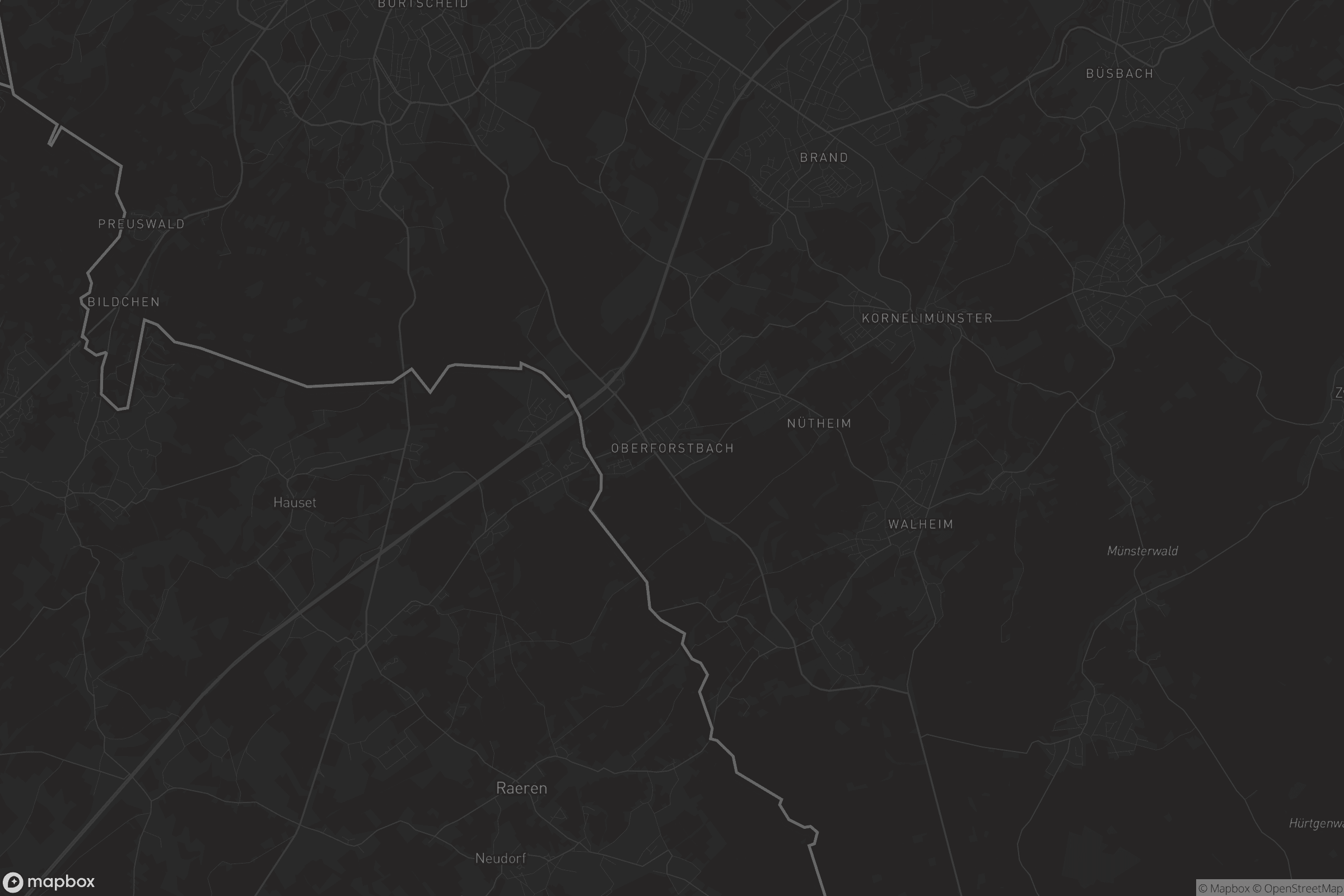 Karte von Oberforstbach