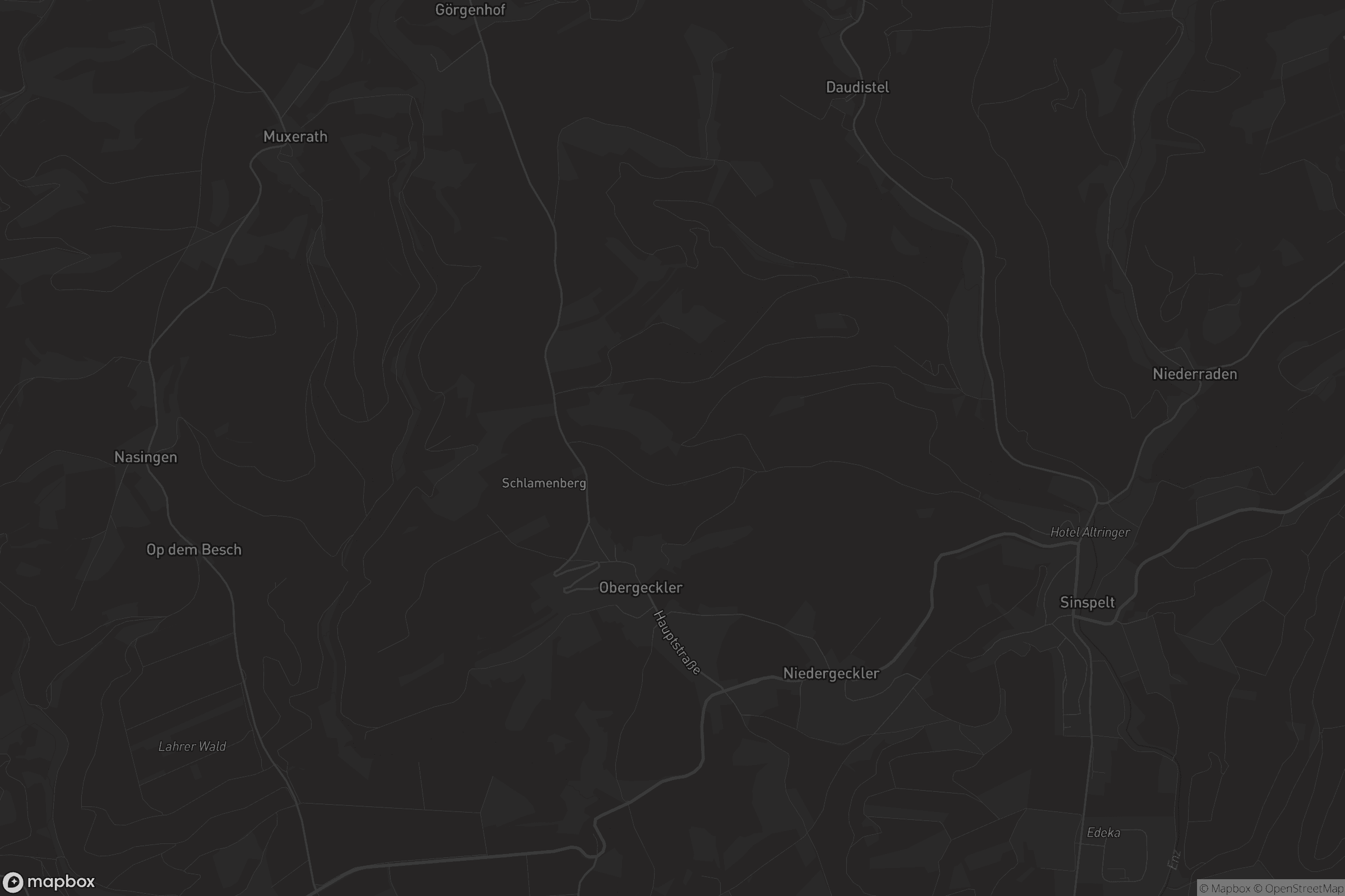 Karte von Obergeckler