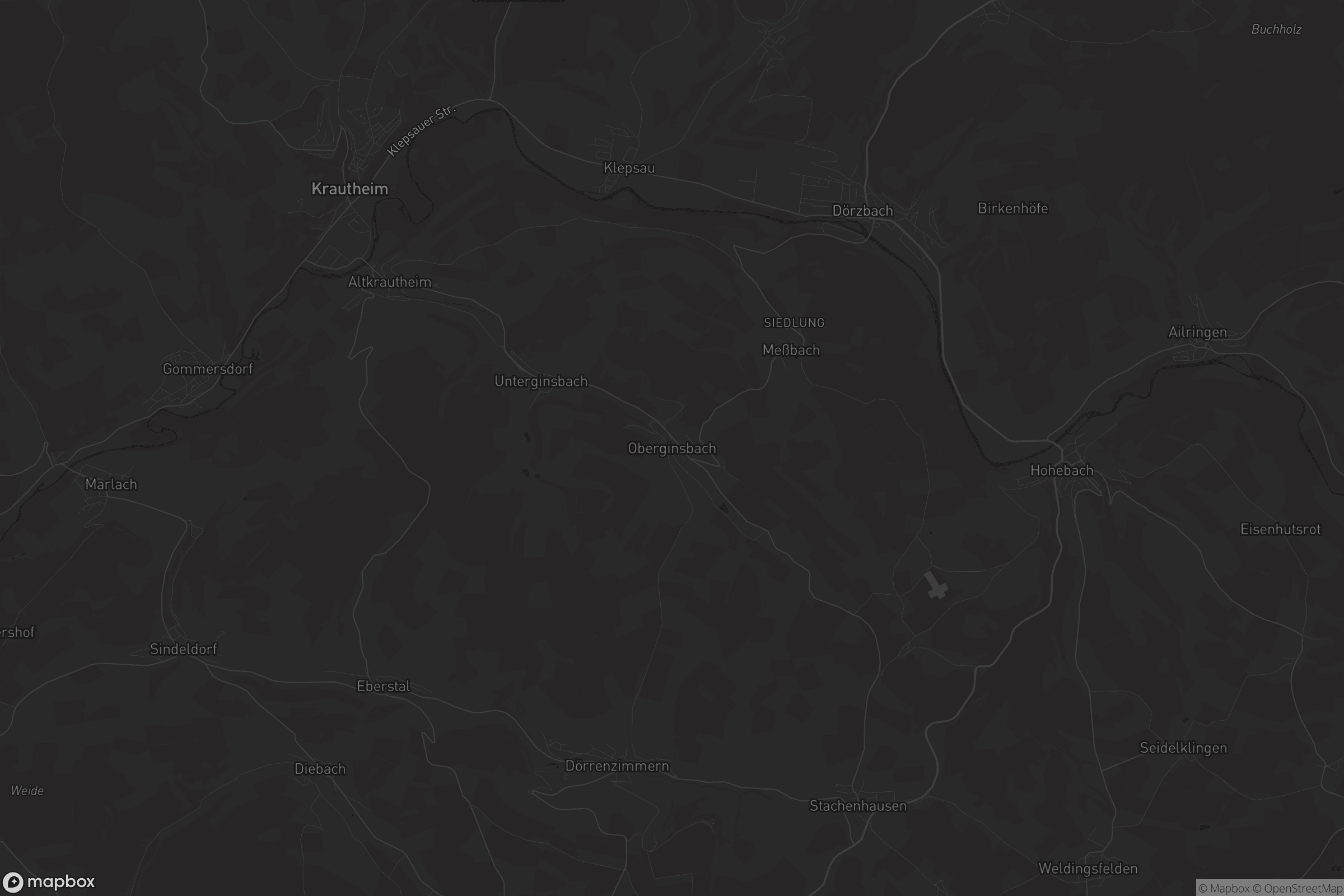 Karte von Oberginsbach