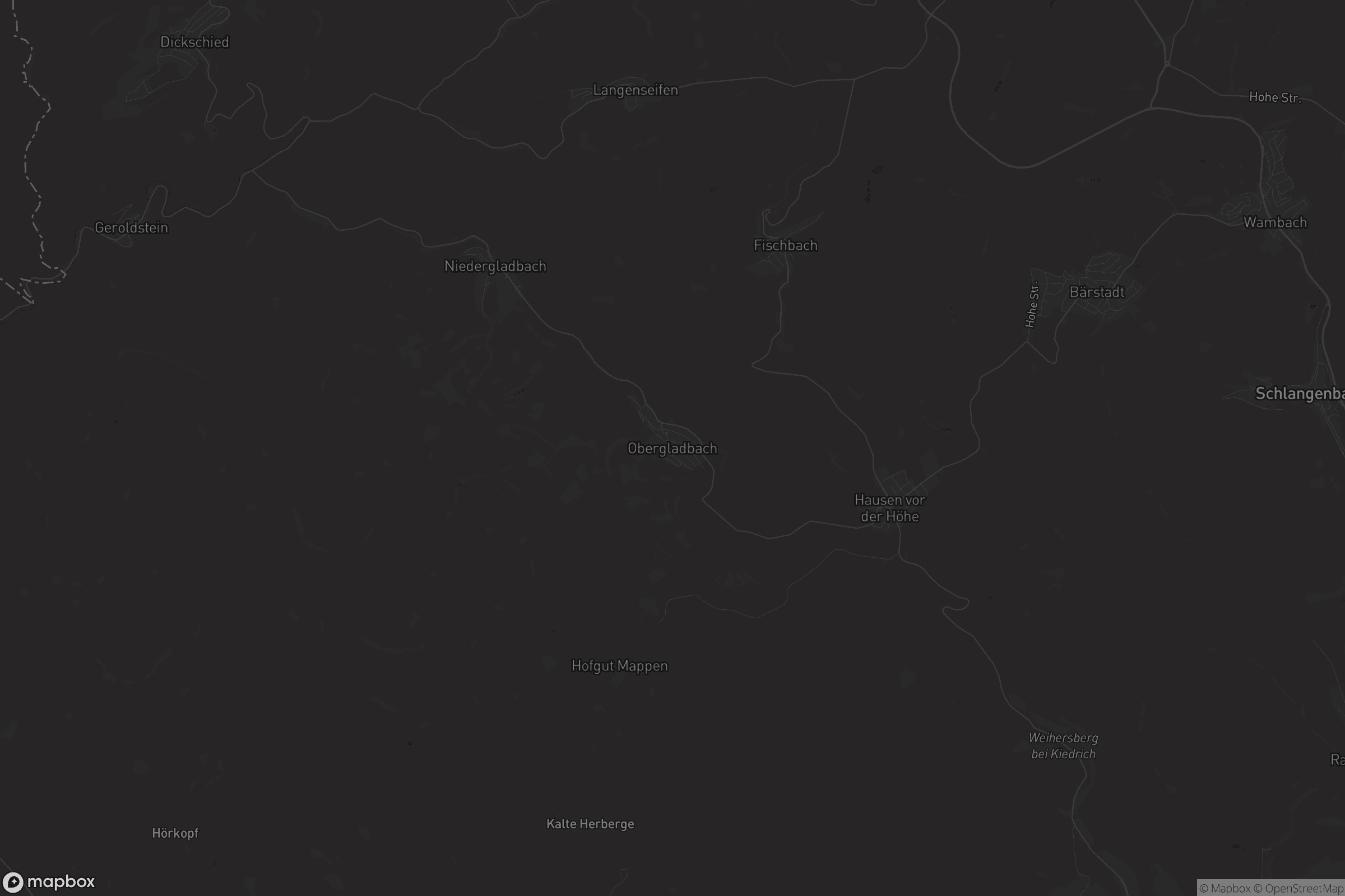 Karte von Obergladbach