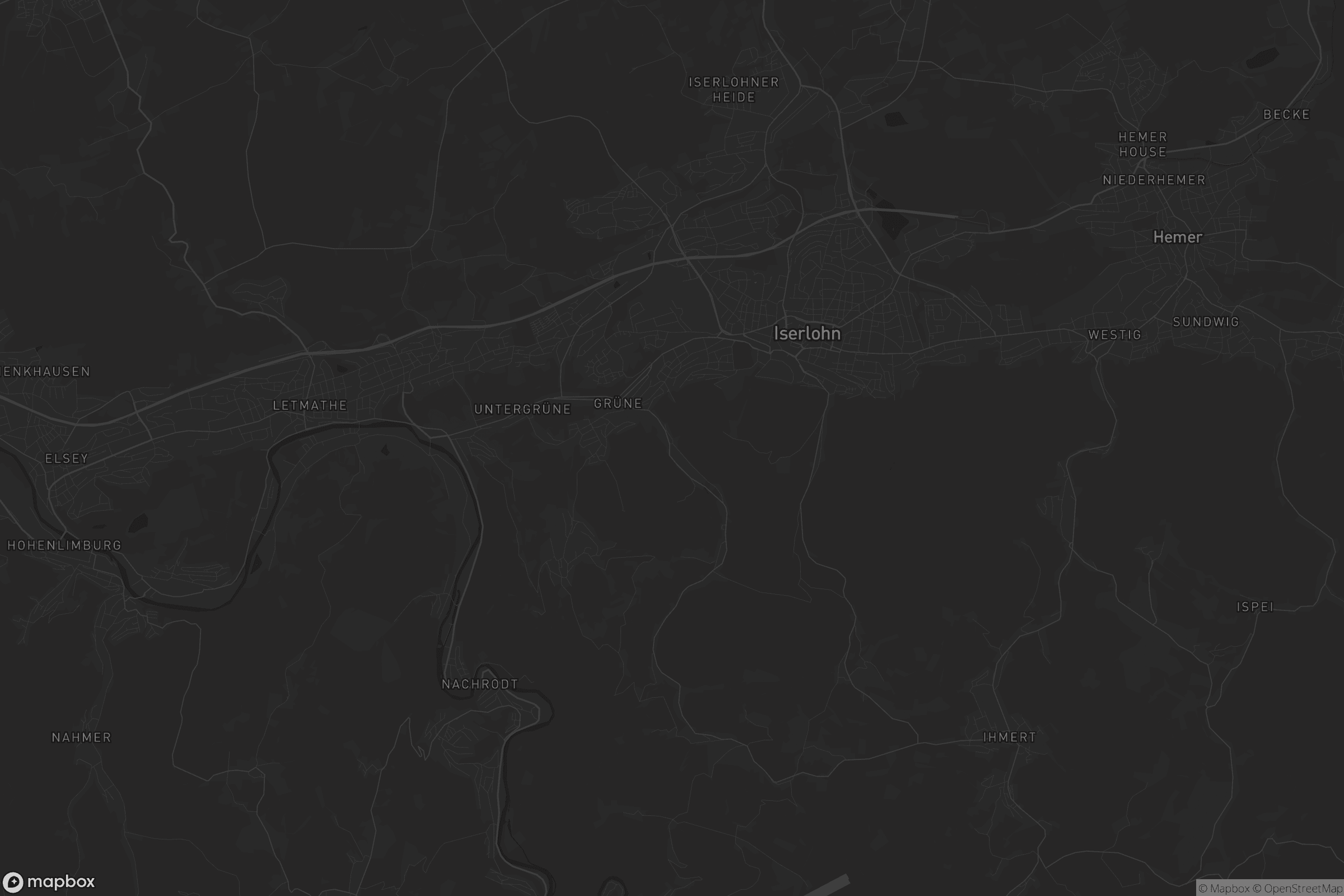 Karte von Obergrüne