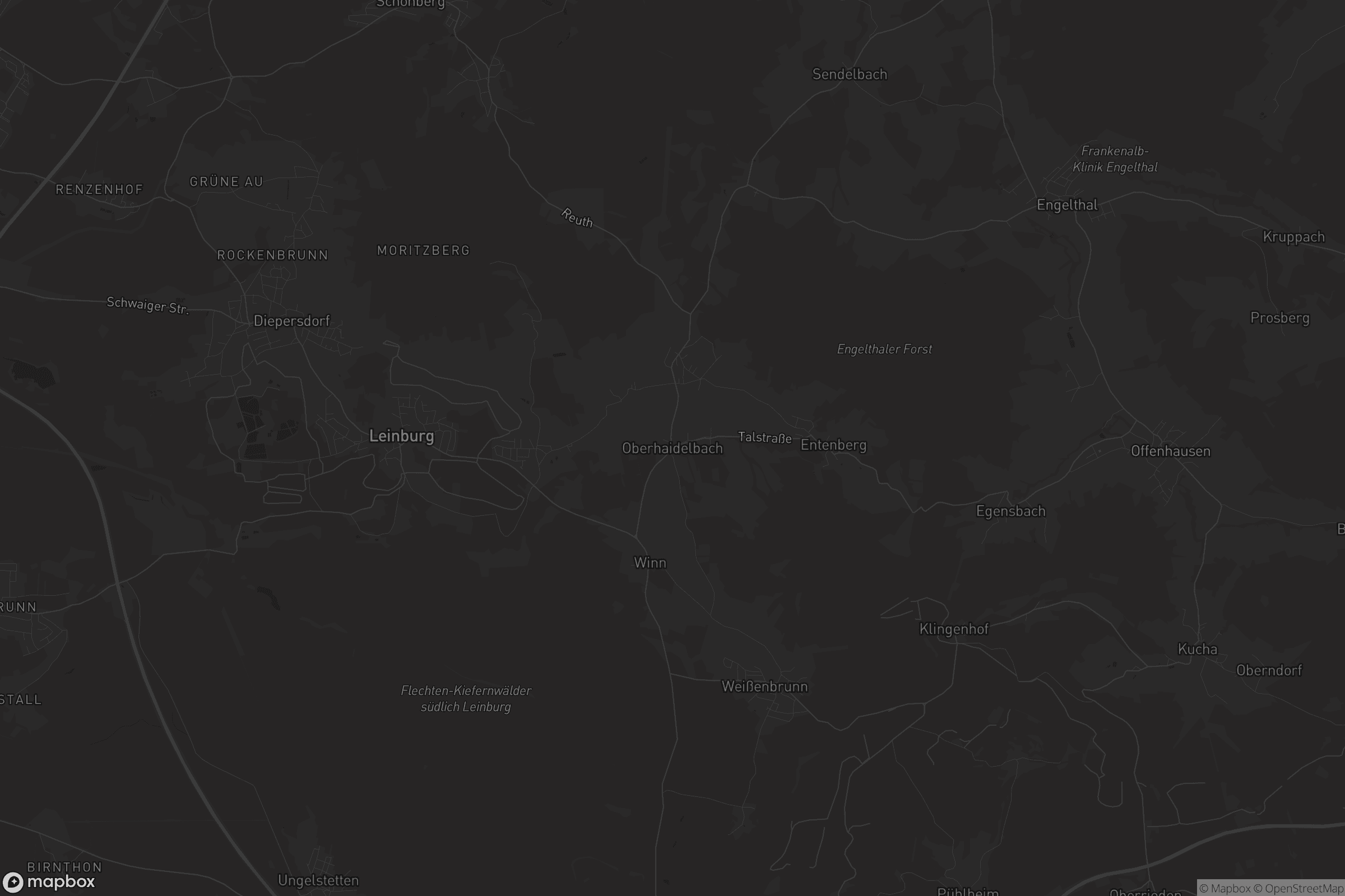 Karte von Oberhaidelbach