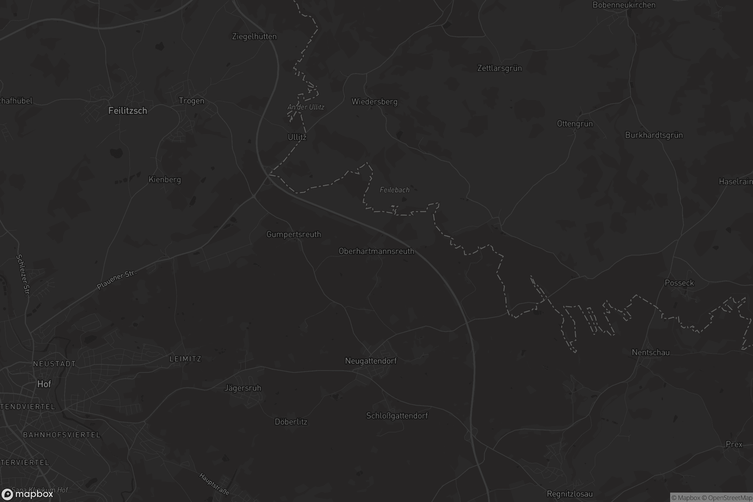 Karte von Oberhartmannsreuth