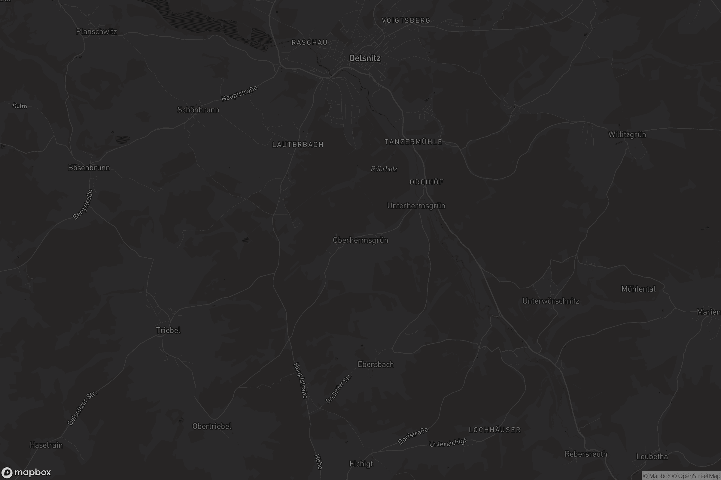 Karte von Oberhermsgrün