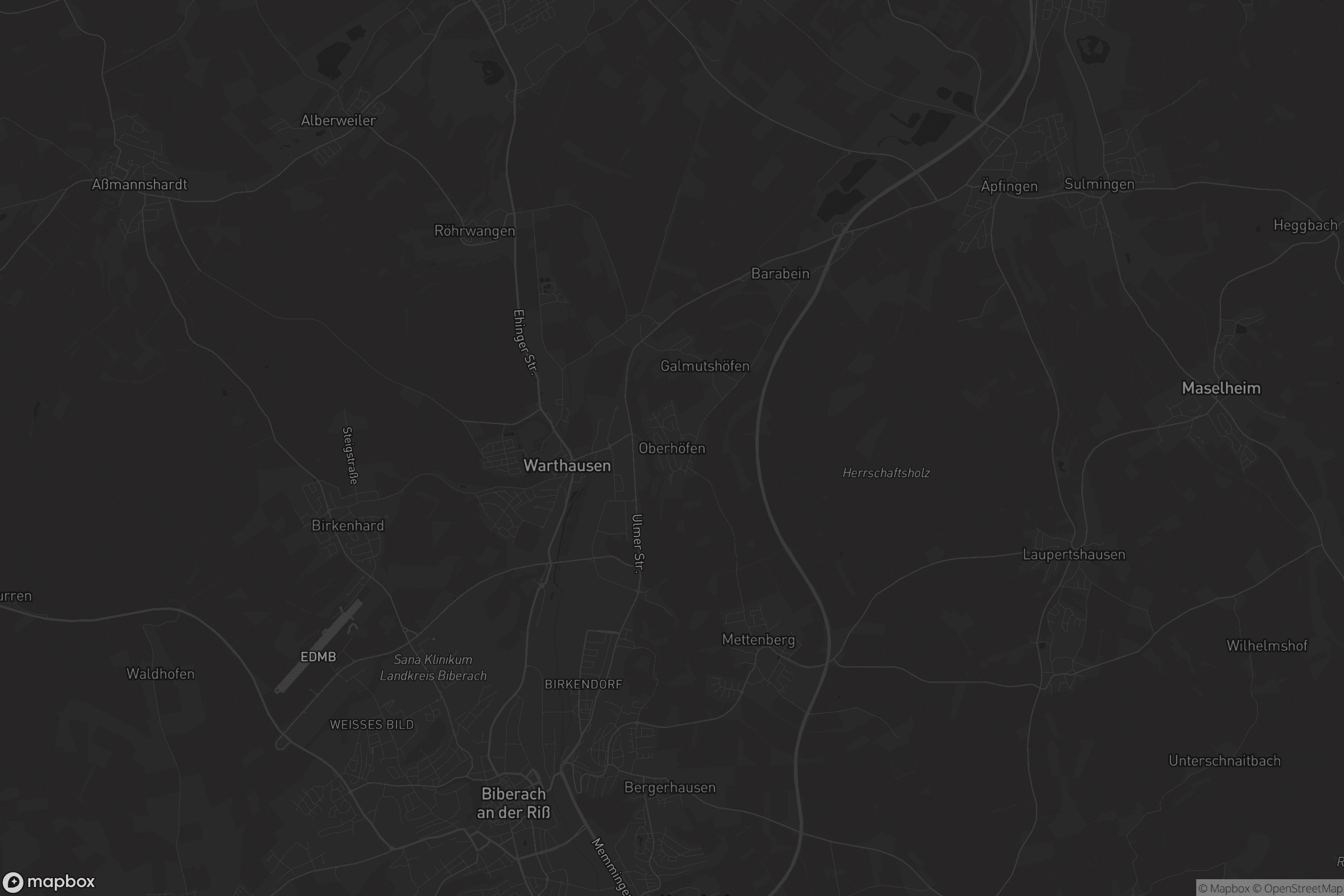 Karte von Oberhöfen