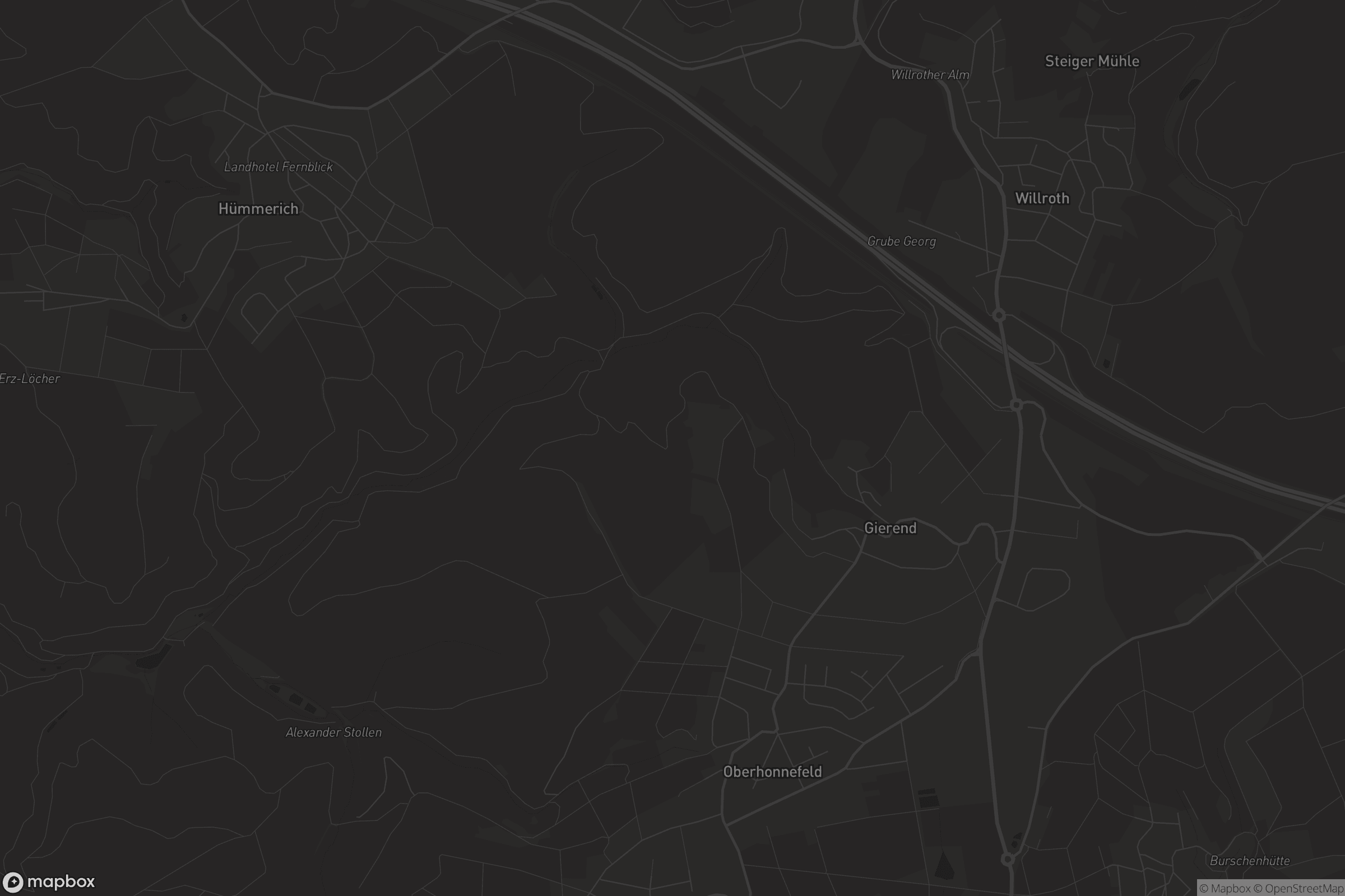 Karte von Oberhonnefeld-Gierend