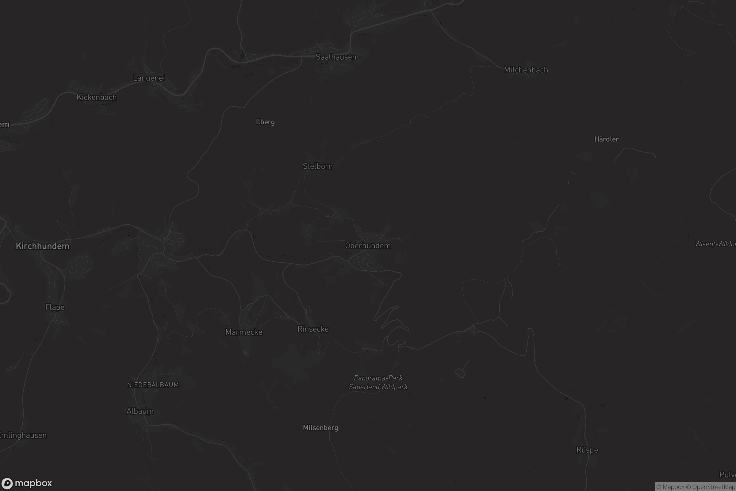 Karte von Oberhundem