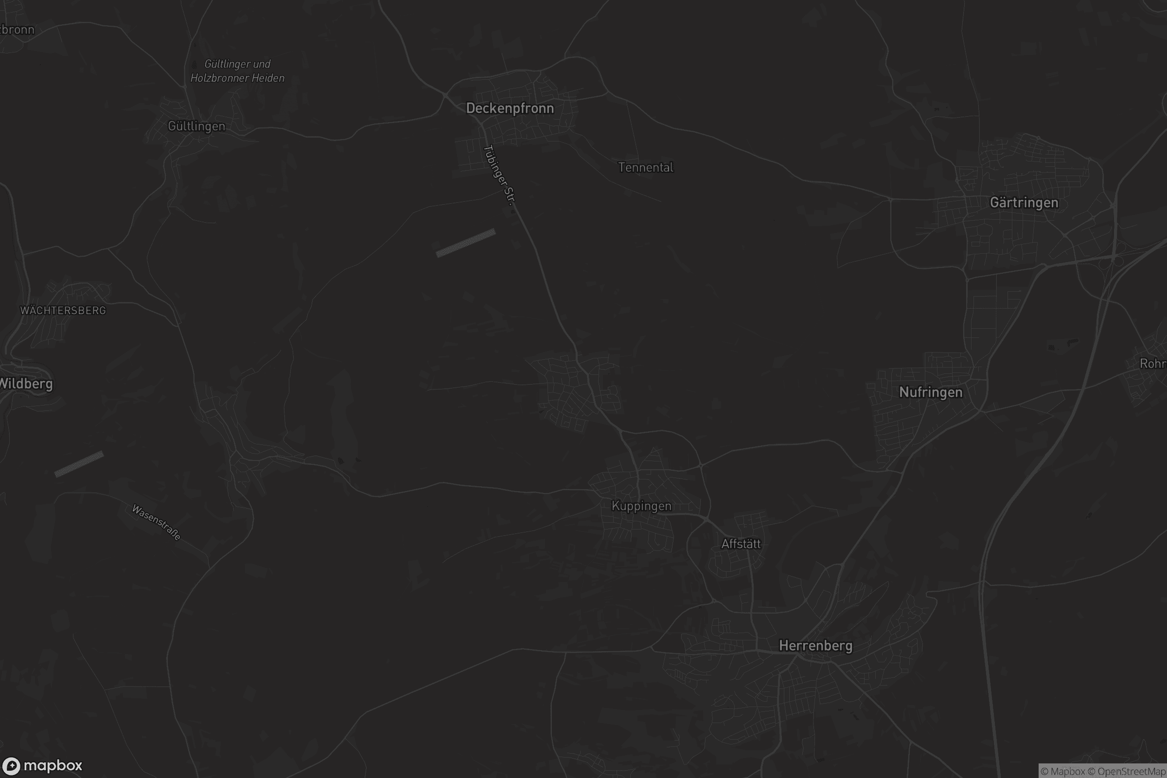 Karte von Oberjesingen