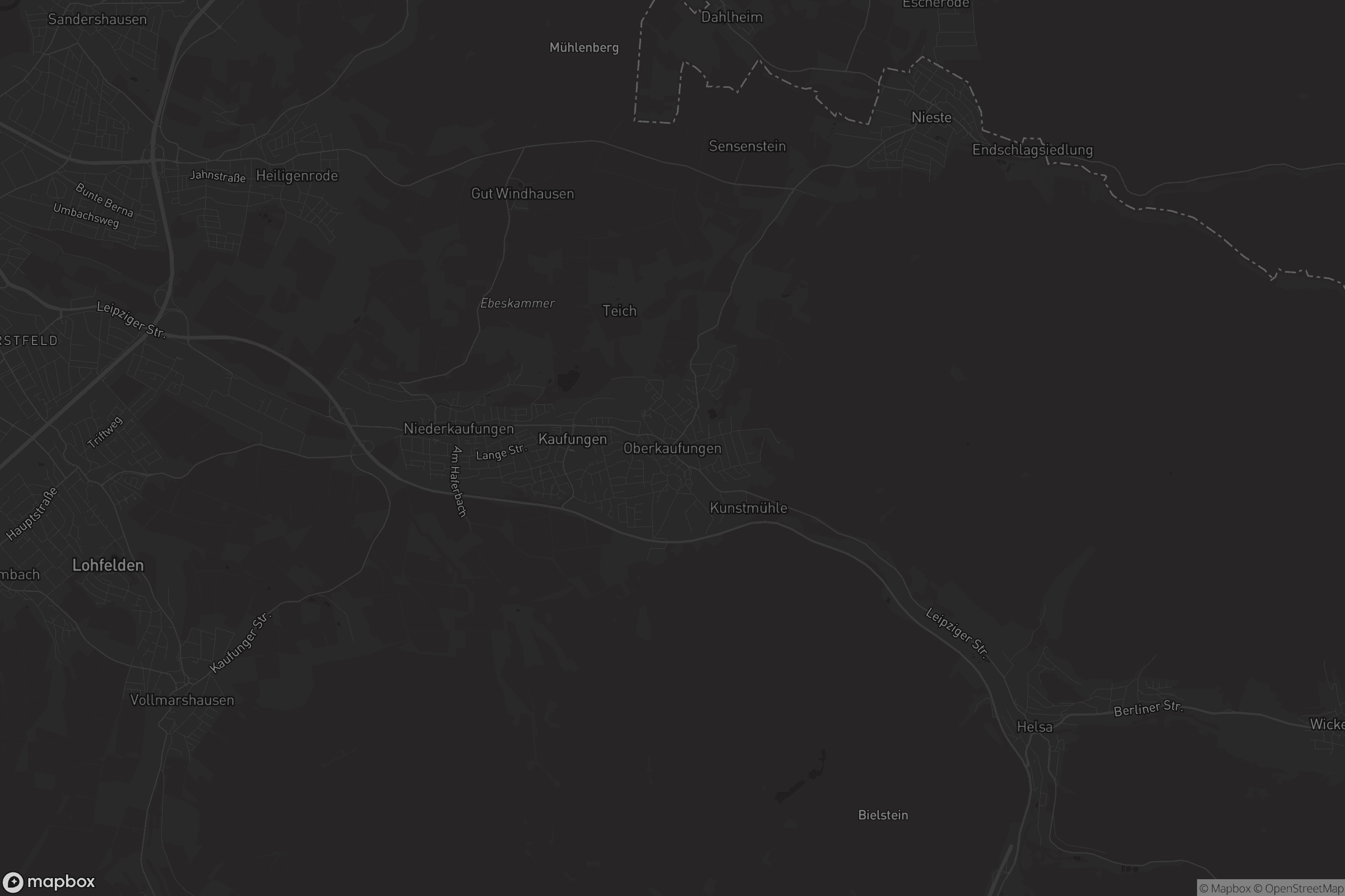 Karte von Oberkaufungen