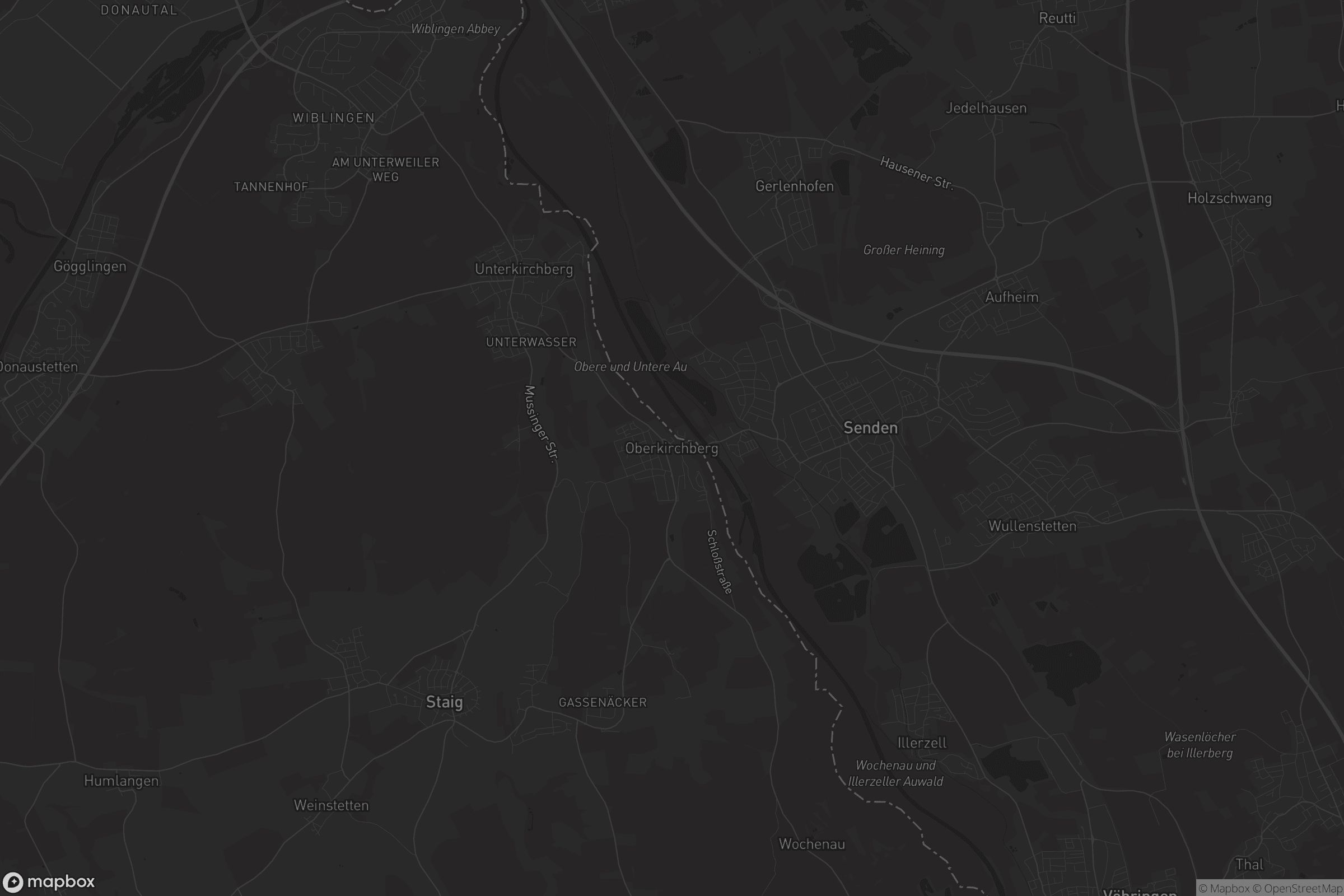 Karte von Oberkirchberg