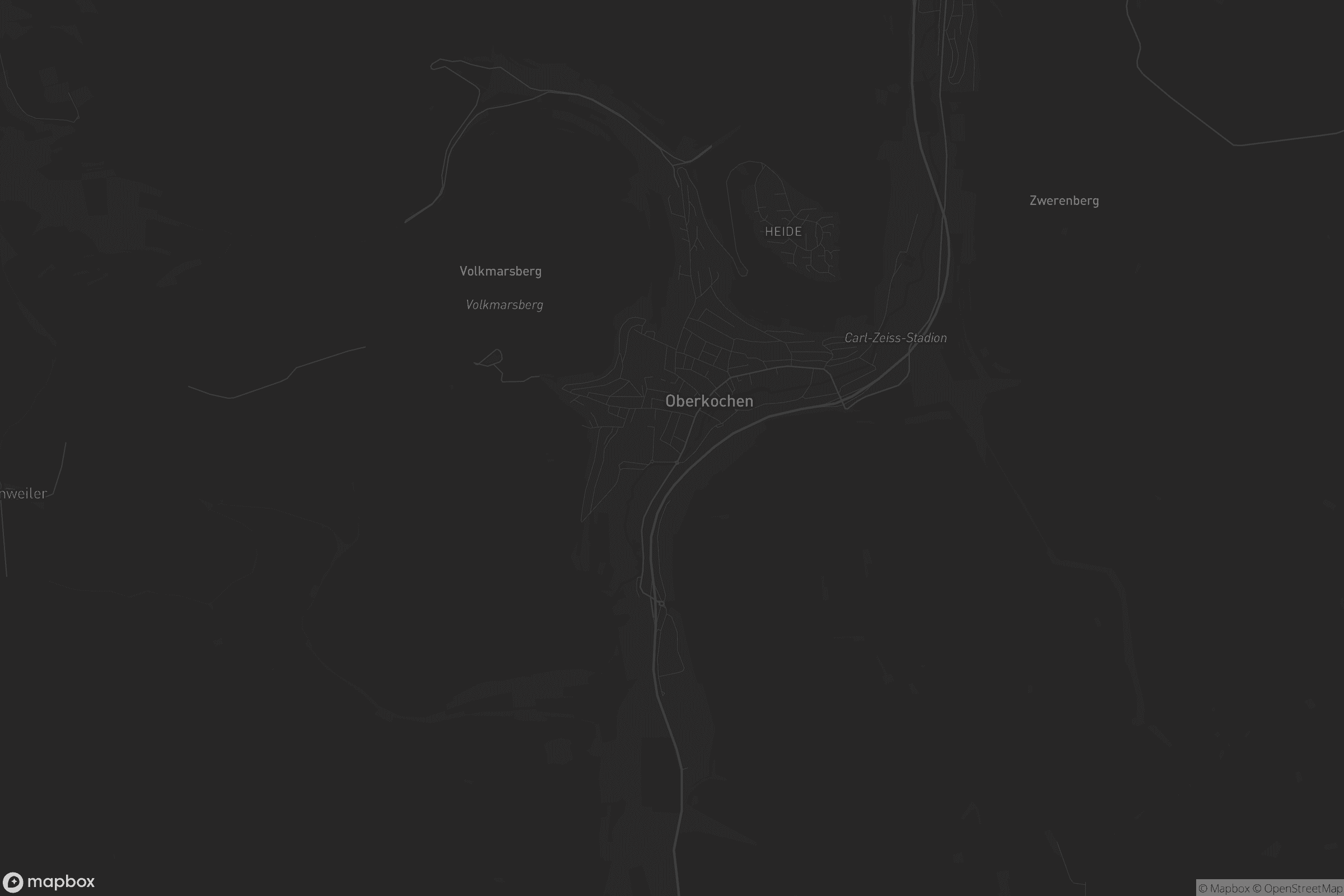 Karte von Oberkochen