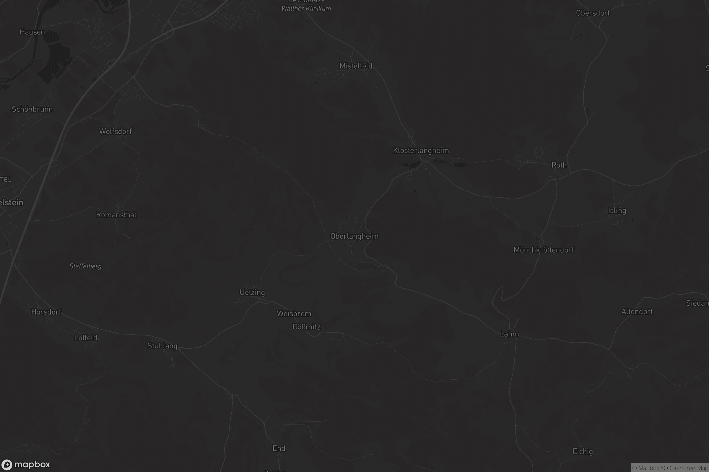 Karte von Oberlangheim