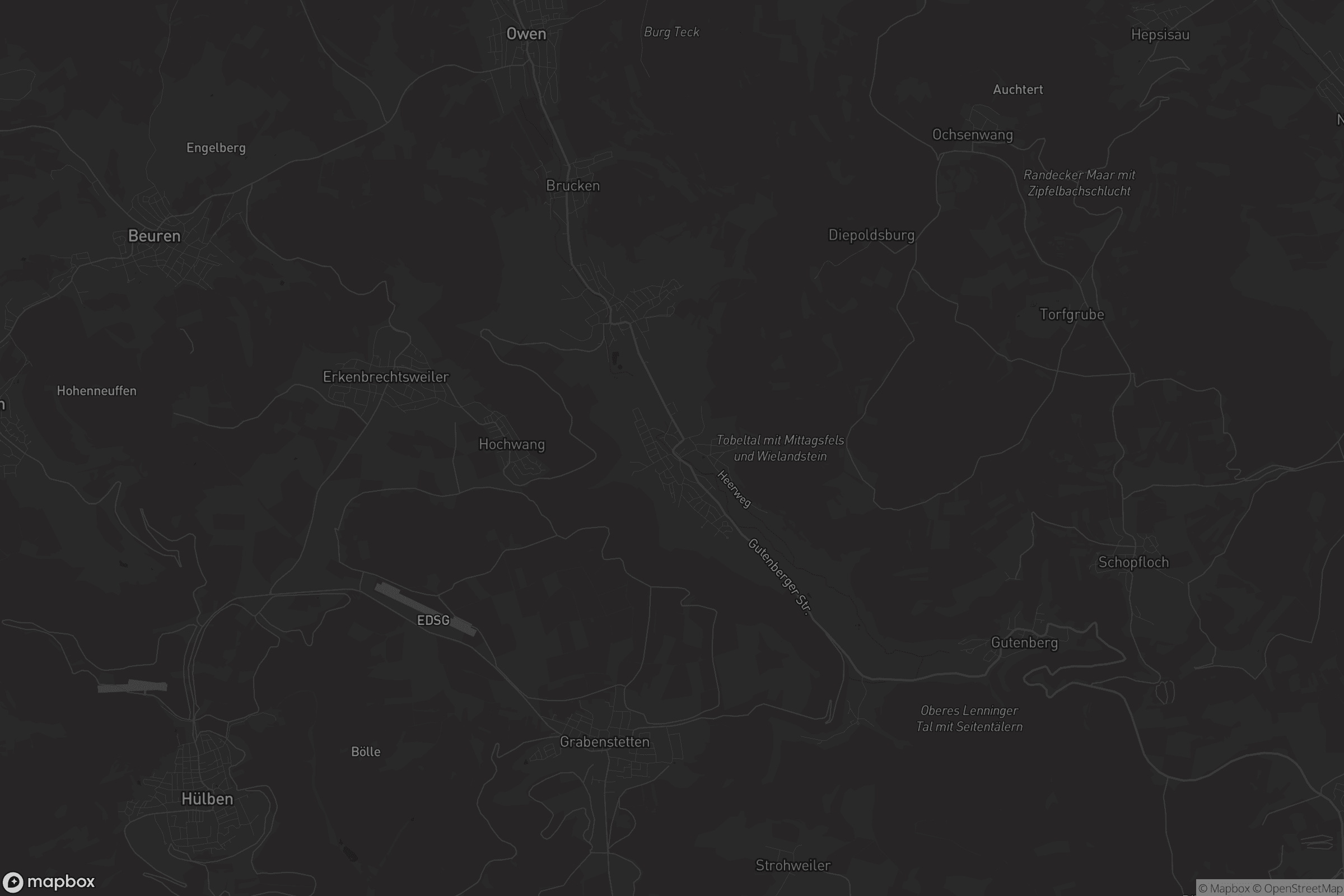 Karte von Oberlenningen