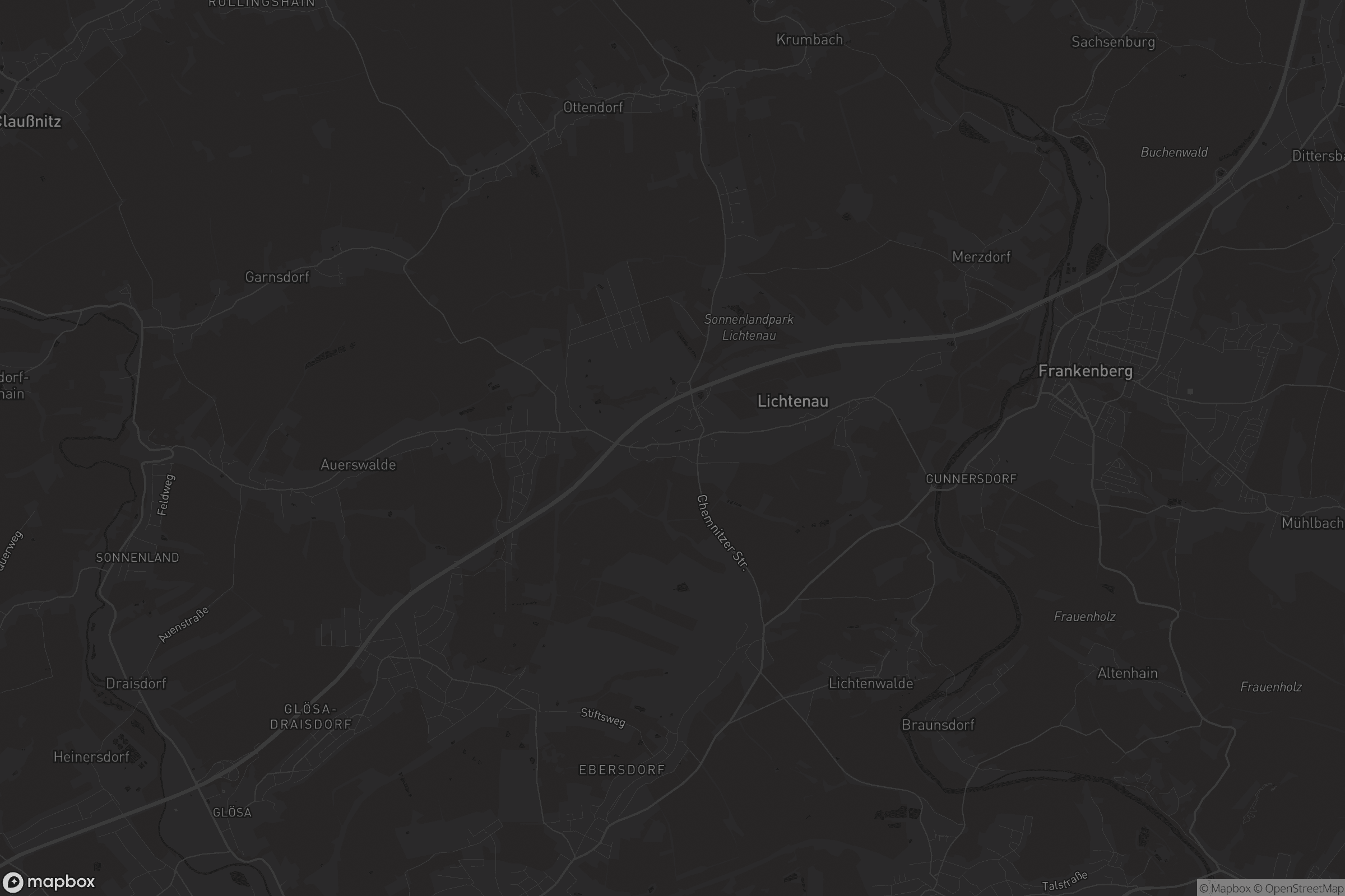 Karte von Oberlichtenau