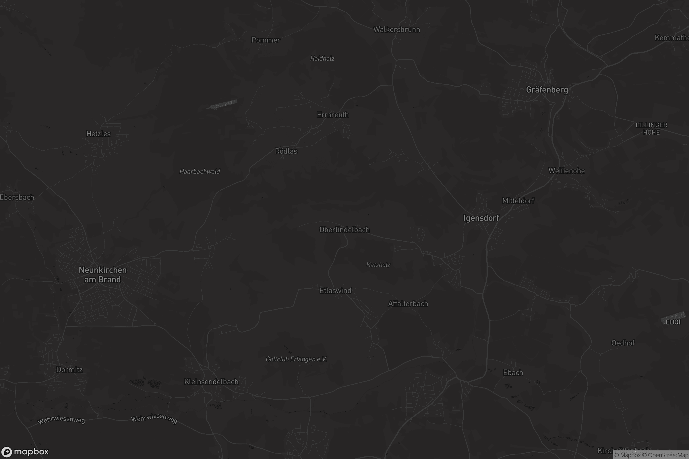 Karte von Oberlindelbach