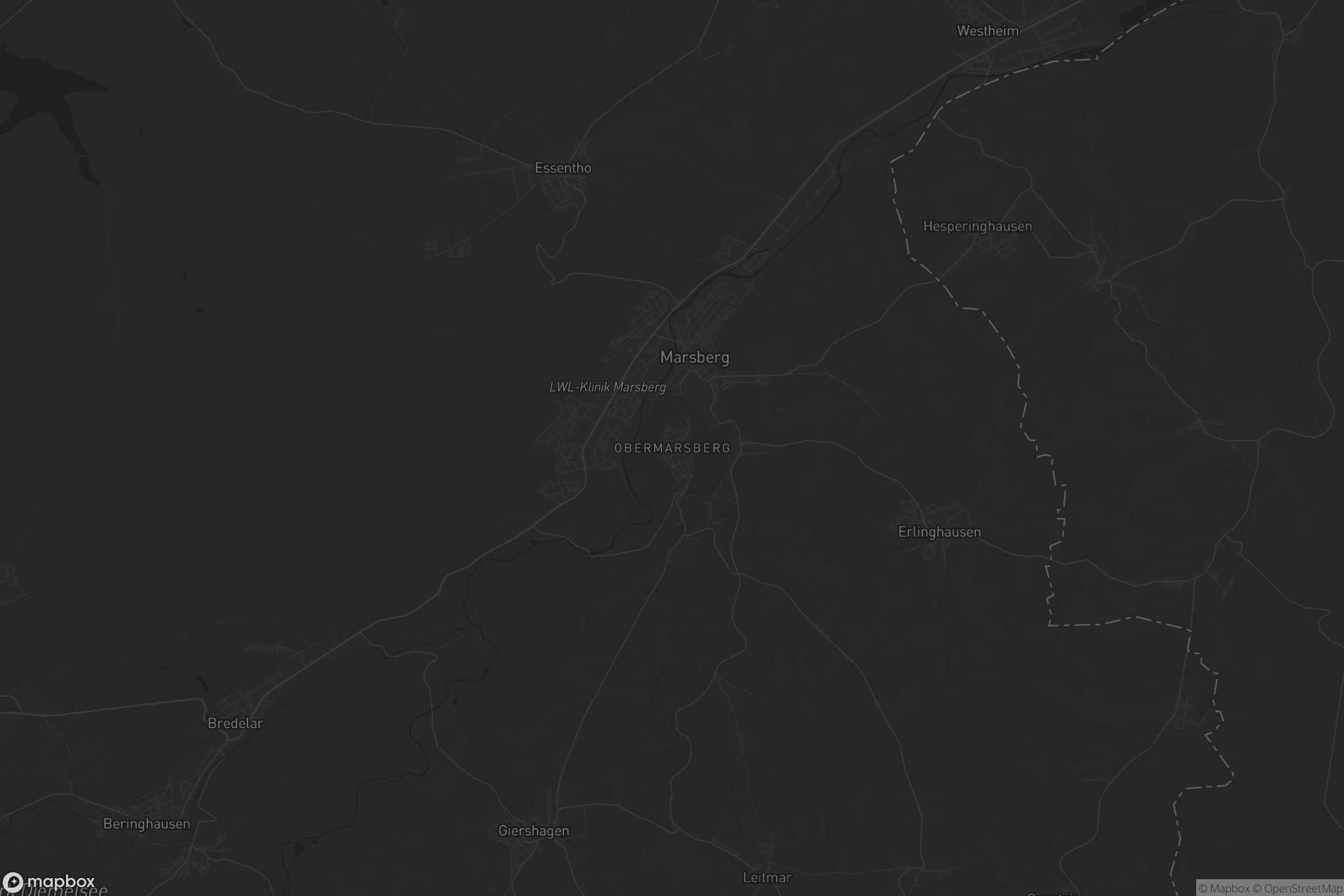 Karte von Obermarsberg