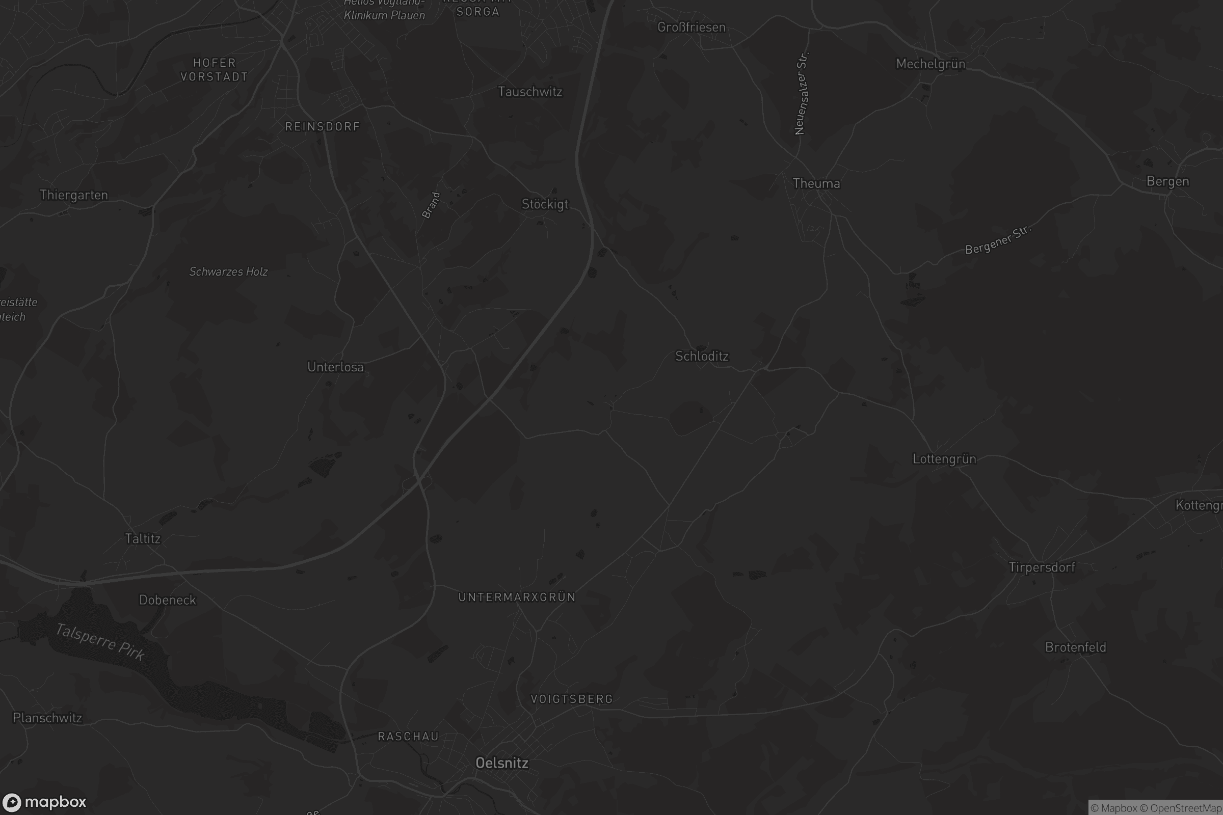 Karte von Obermarxgrün