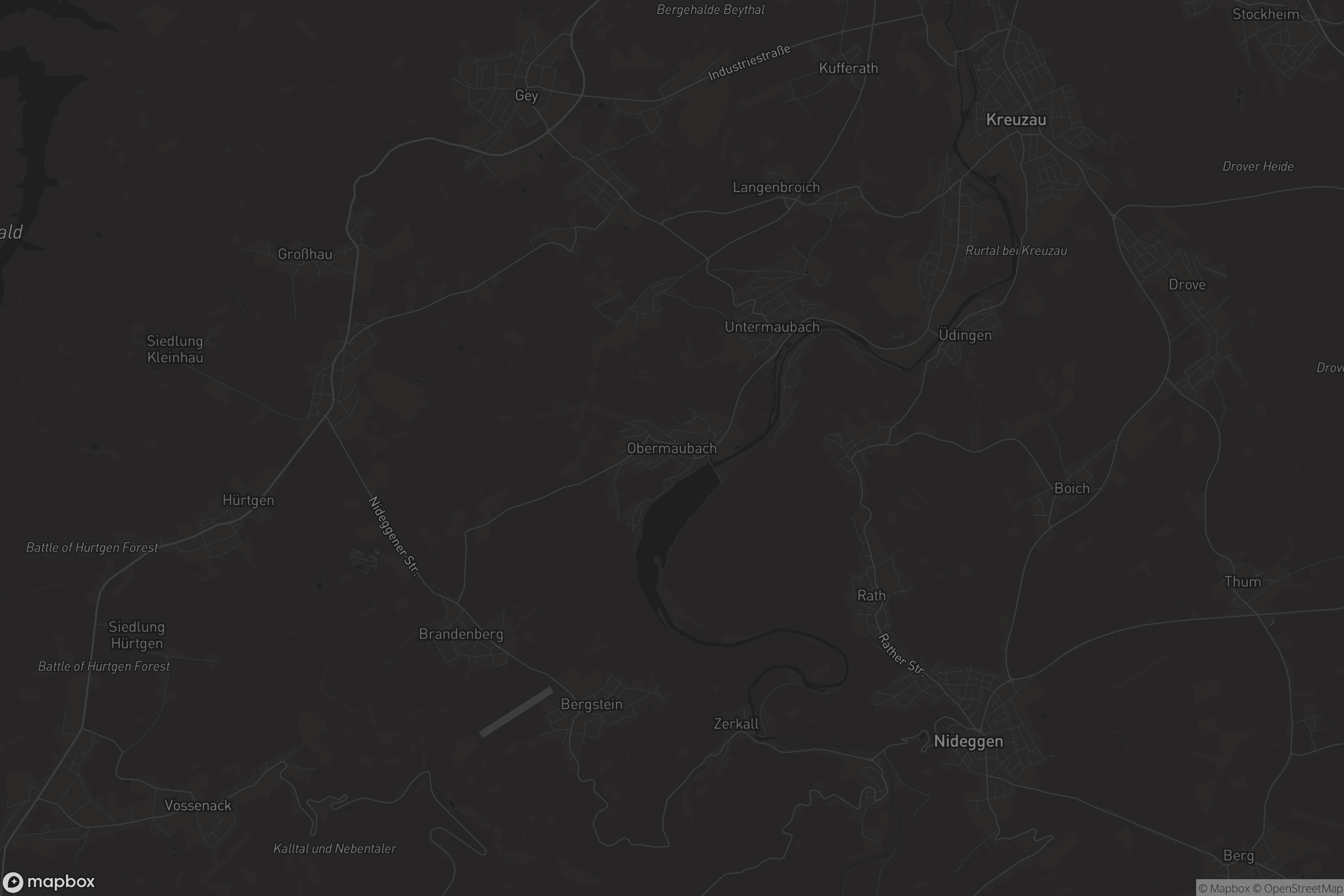 Karte von Obermaubach