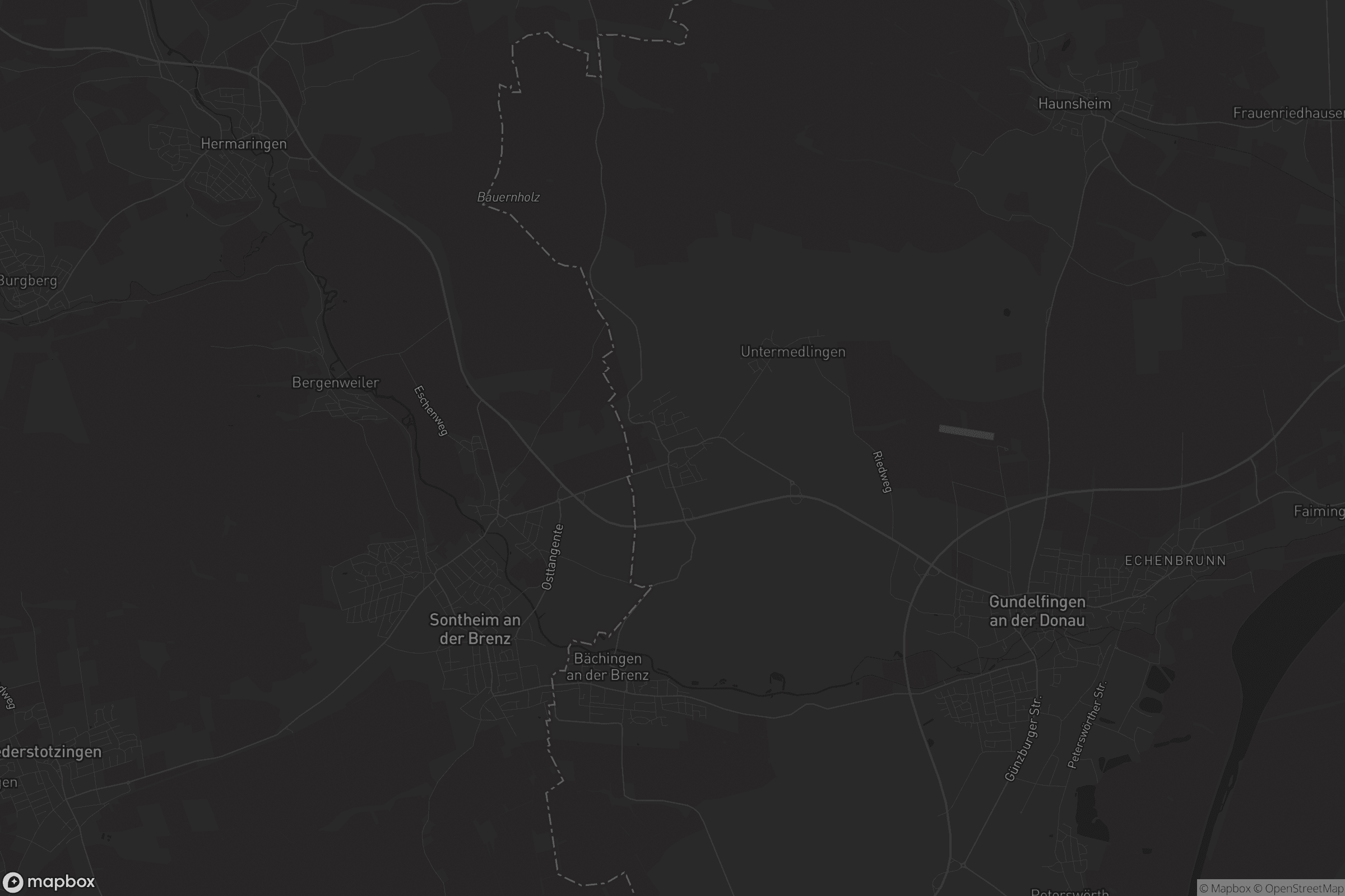 Karte von Obermedlingen