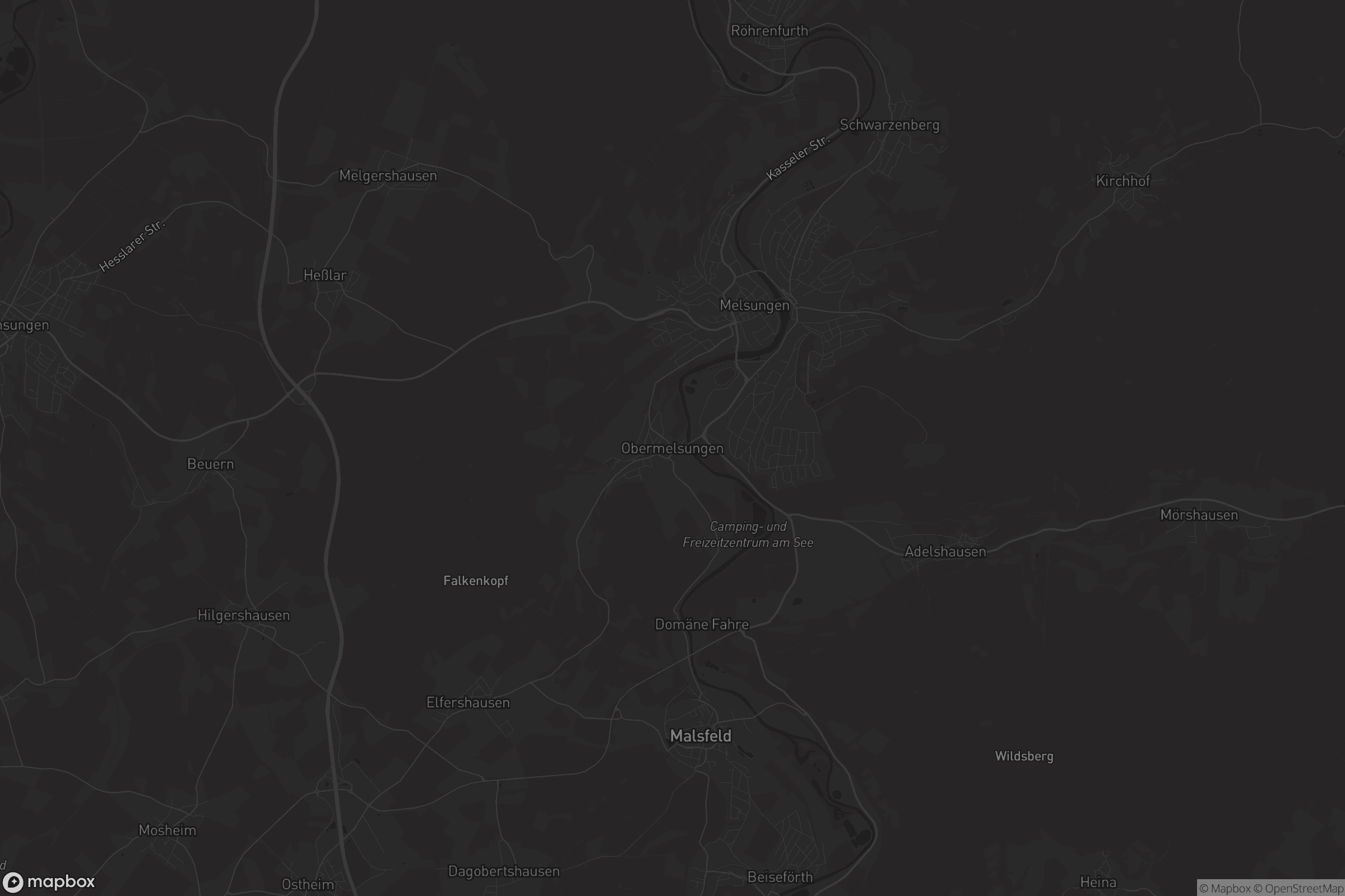 Karte von Obermelsungen