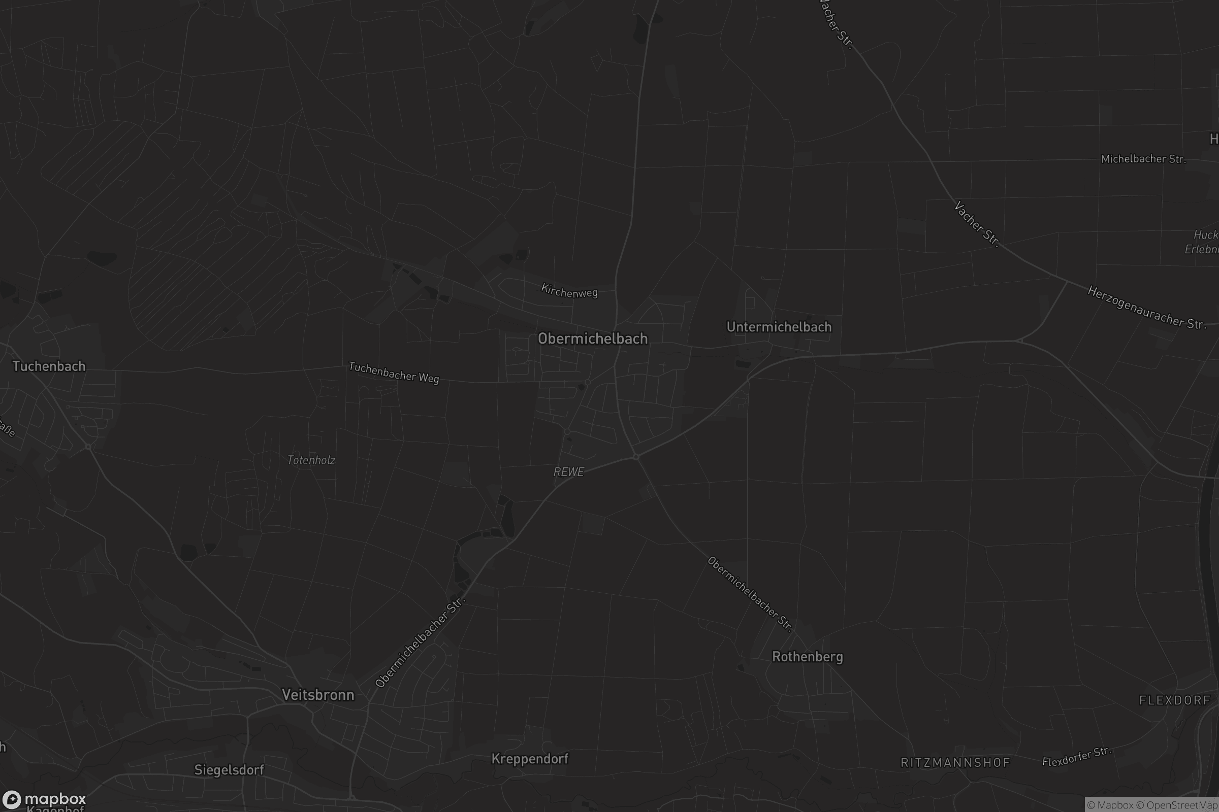 Karte von Obermichelbach