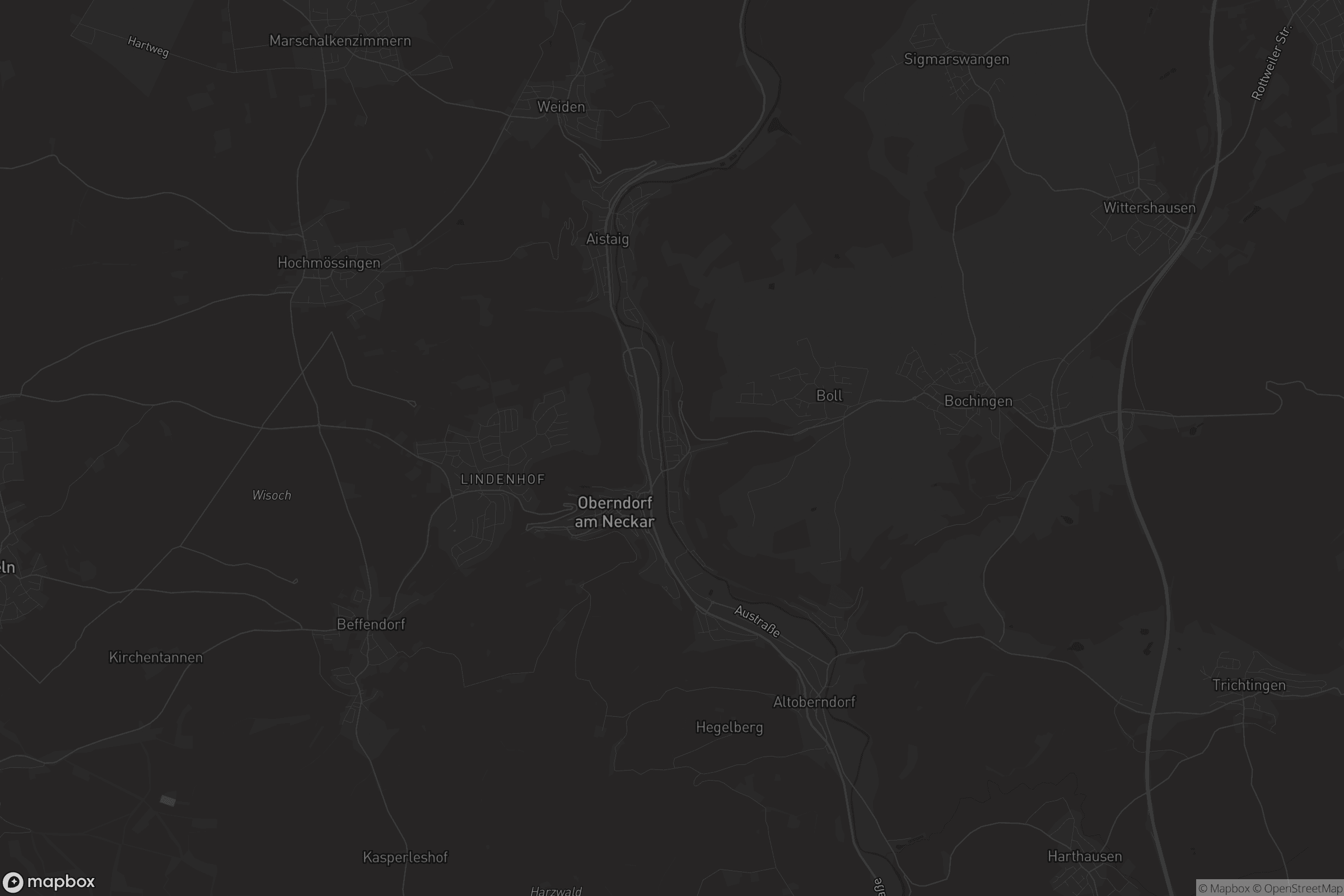 Karte von Oberndorf am Neckar