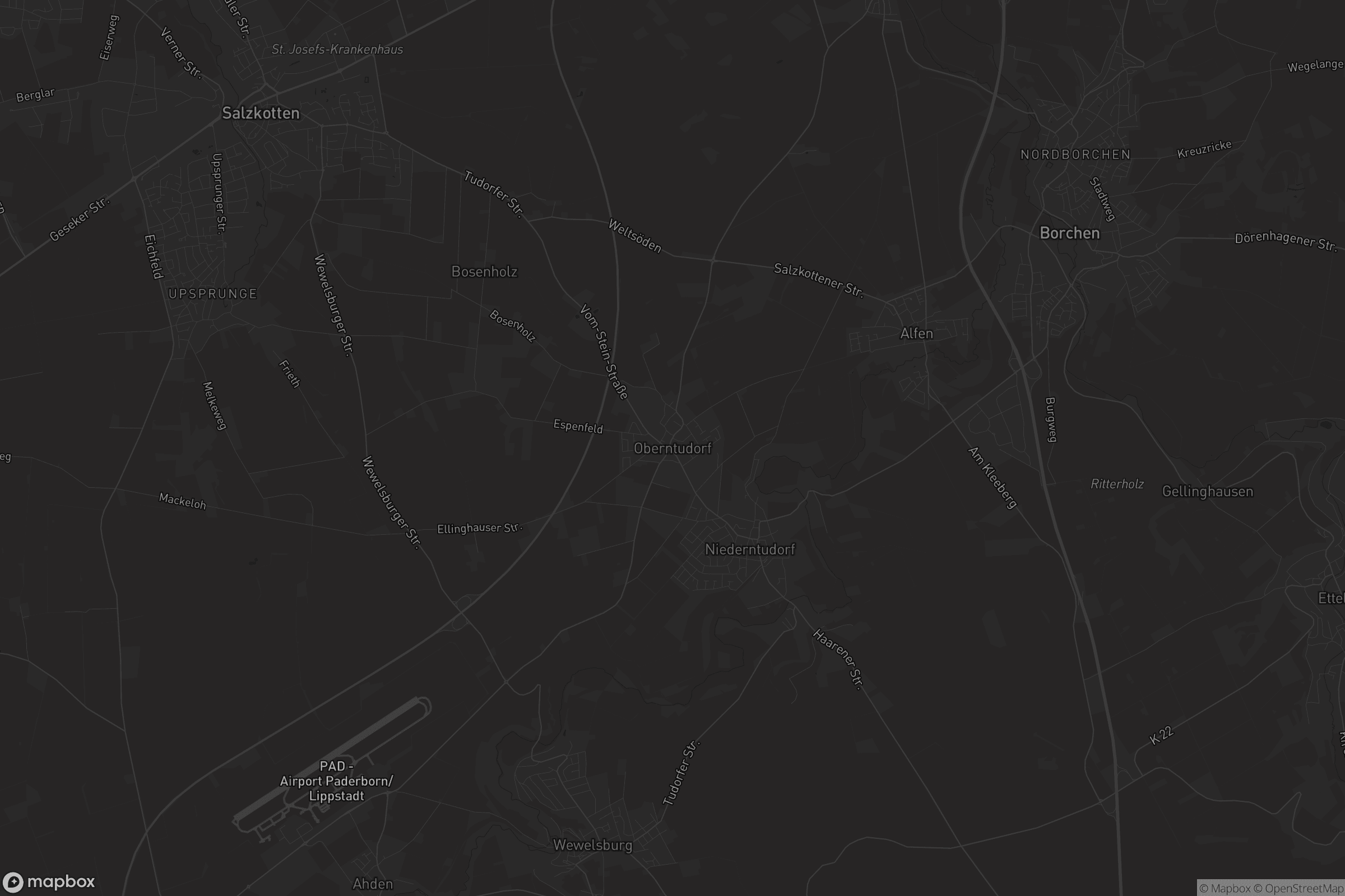 Karte von Oberntudorf