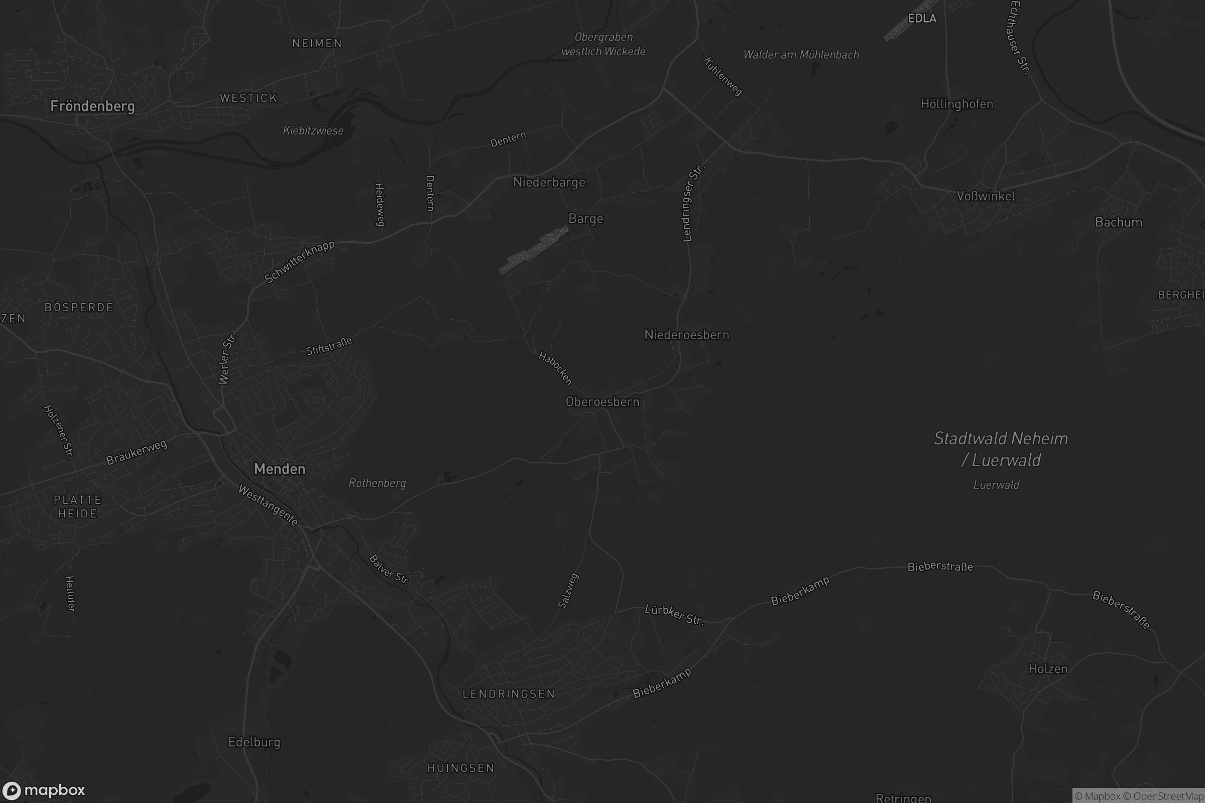 Karte von Oberoesbern