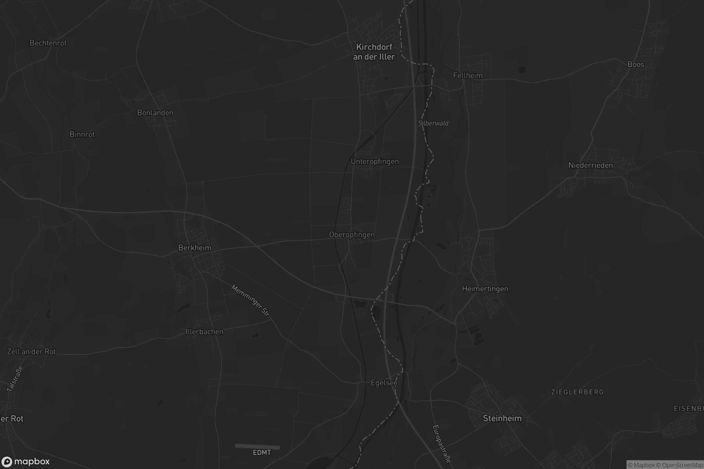 Karte von Oberopfingen