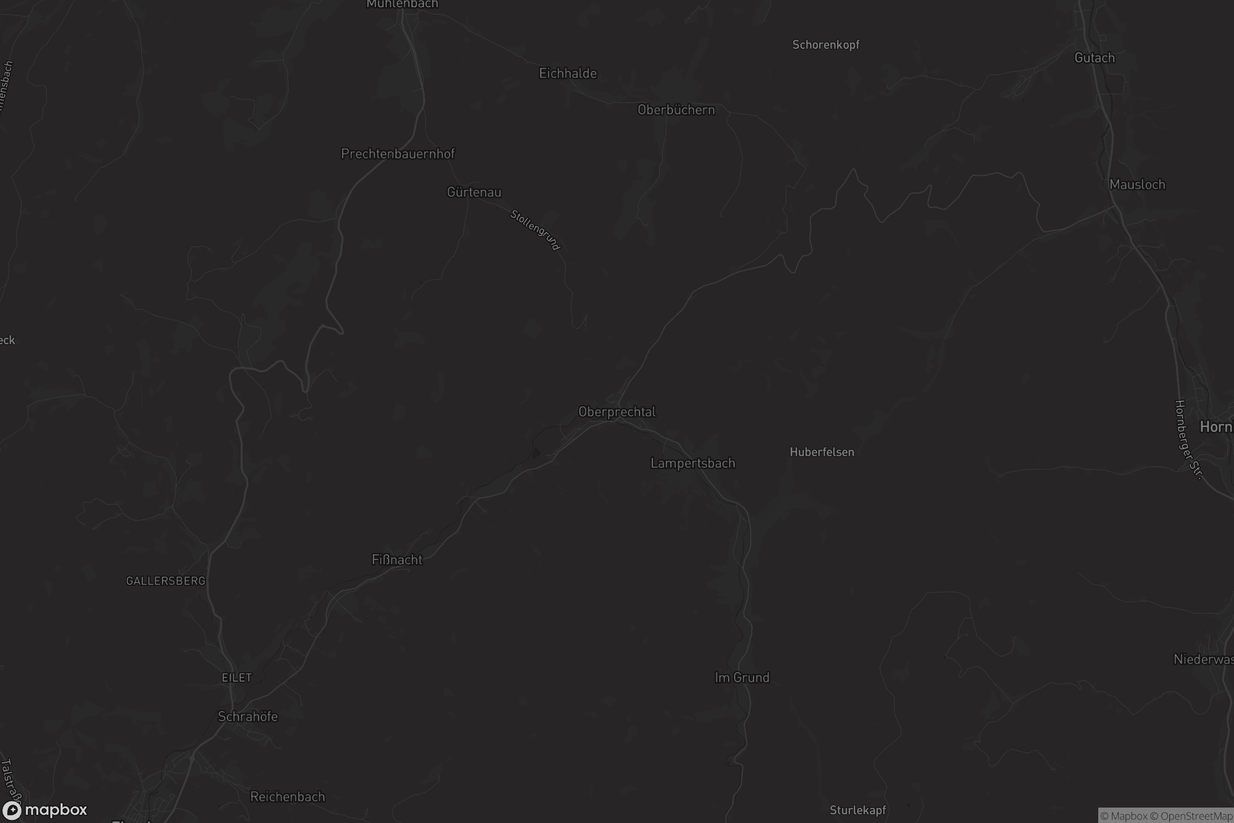 Karte von Oberprechtal