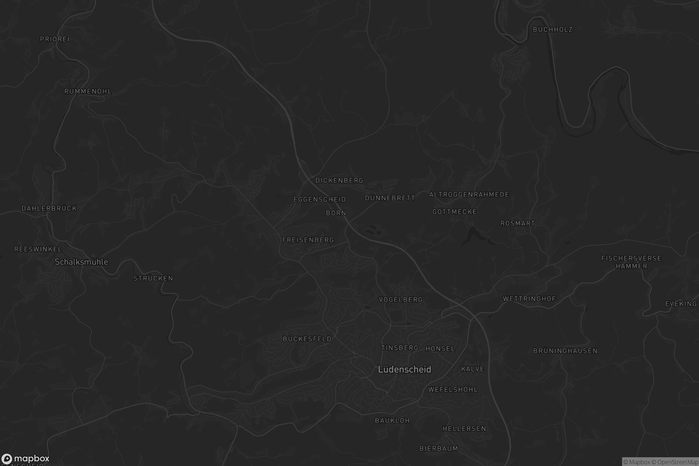 Karte von Oberrahmede