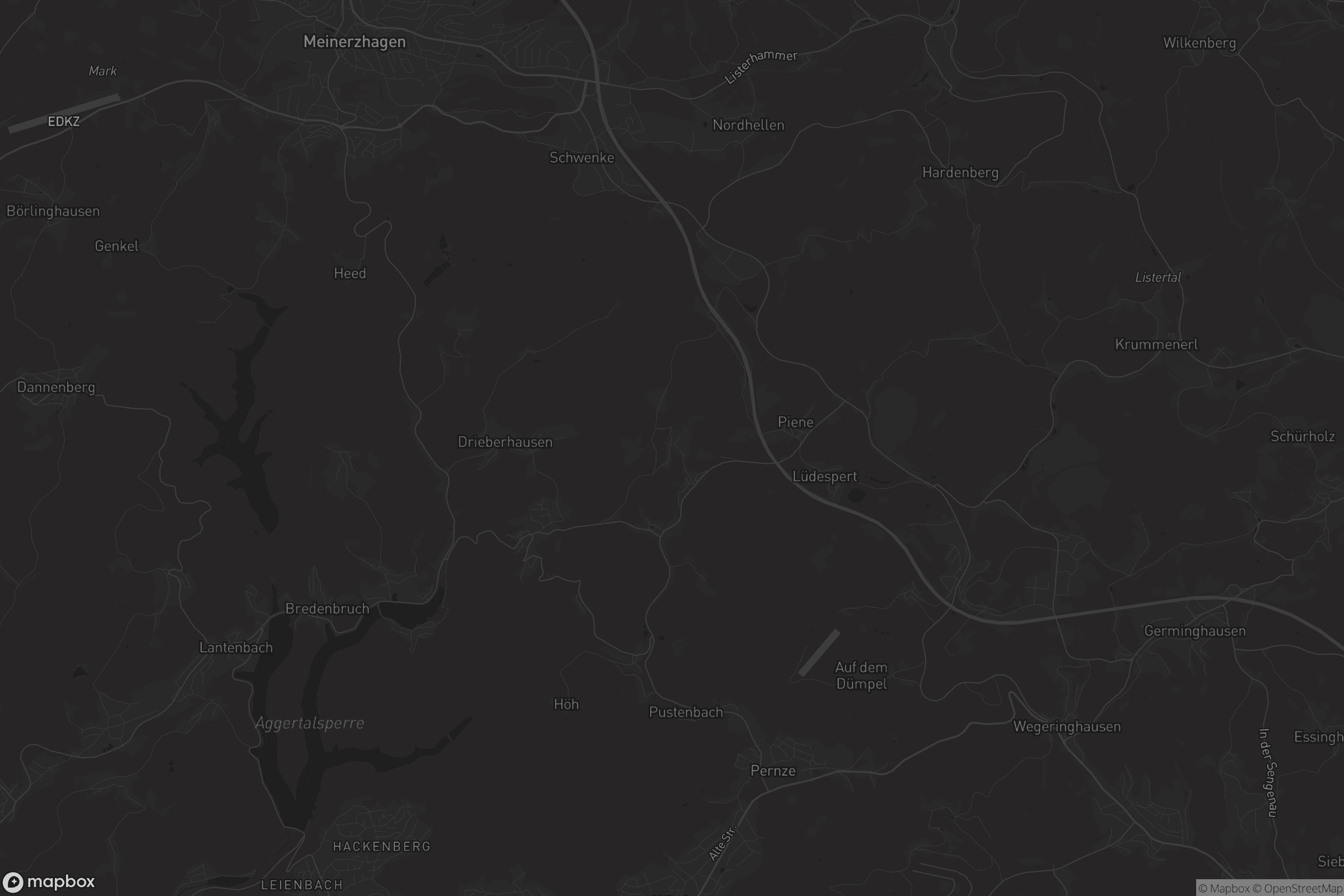 Karte von Oberrengse